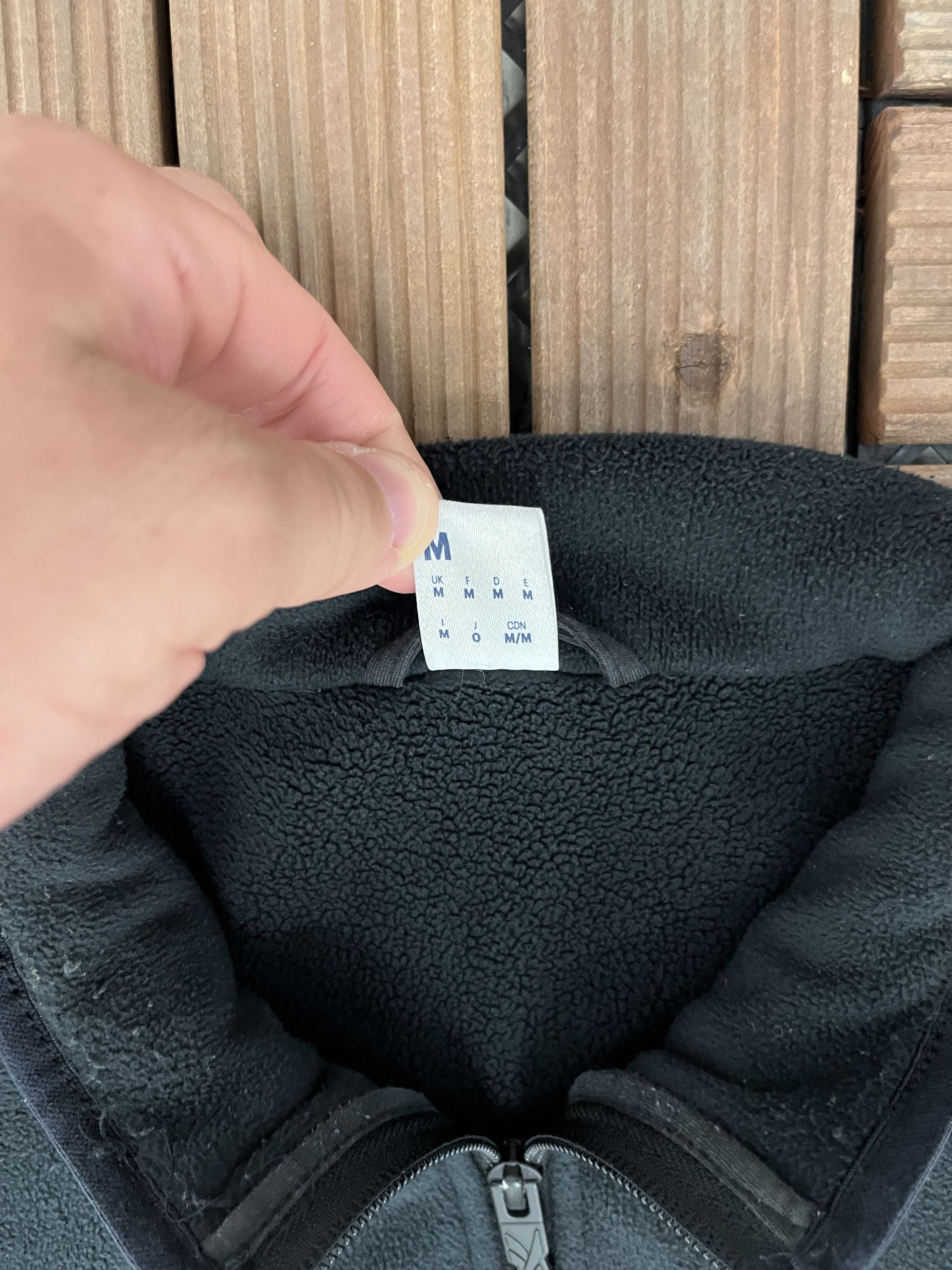 Reebok × Vintage Reebok Logo Patch Vintage Fleece Sweater Size US M / EU 48-50 / 2 - 6 Thumbnail
