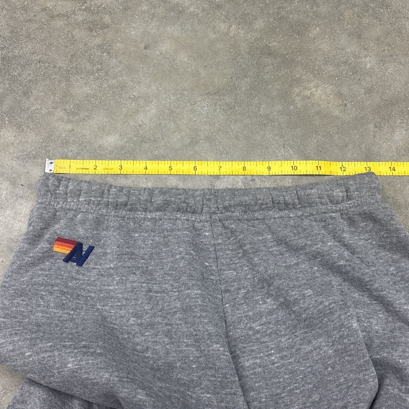 Aviator Nation Aviator Nation Bolt Sweatpants In Heather Grey Navy Womens S Size 26" / US 2 / IT 38 - 10 Thumbnail