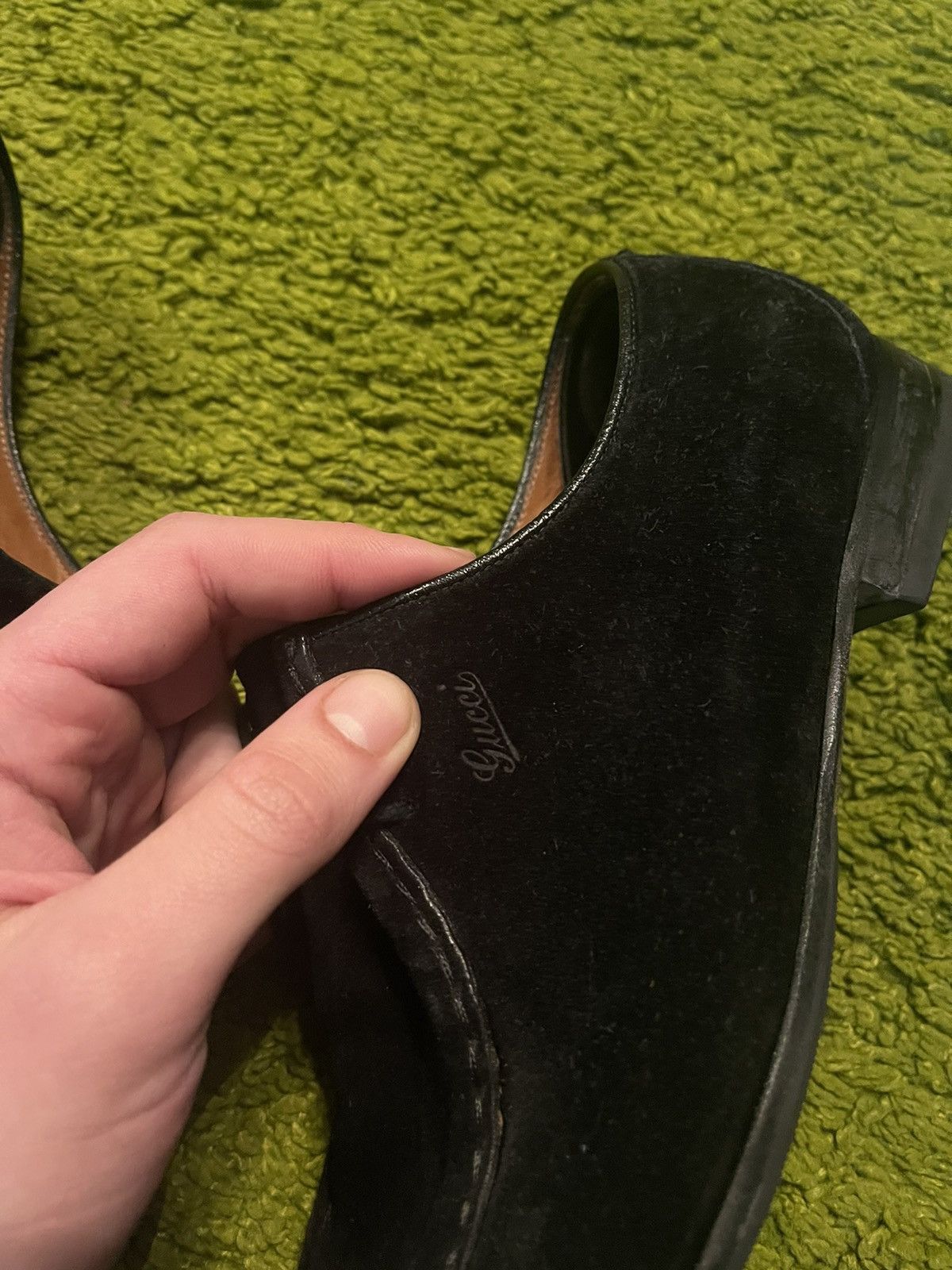 Gucci × Vintage Gucci 2000s vintage real leather suede loafers shoes Size US 8.5 / EU 41-42 - 6 Thumbnail
