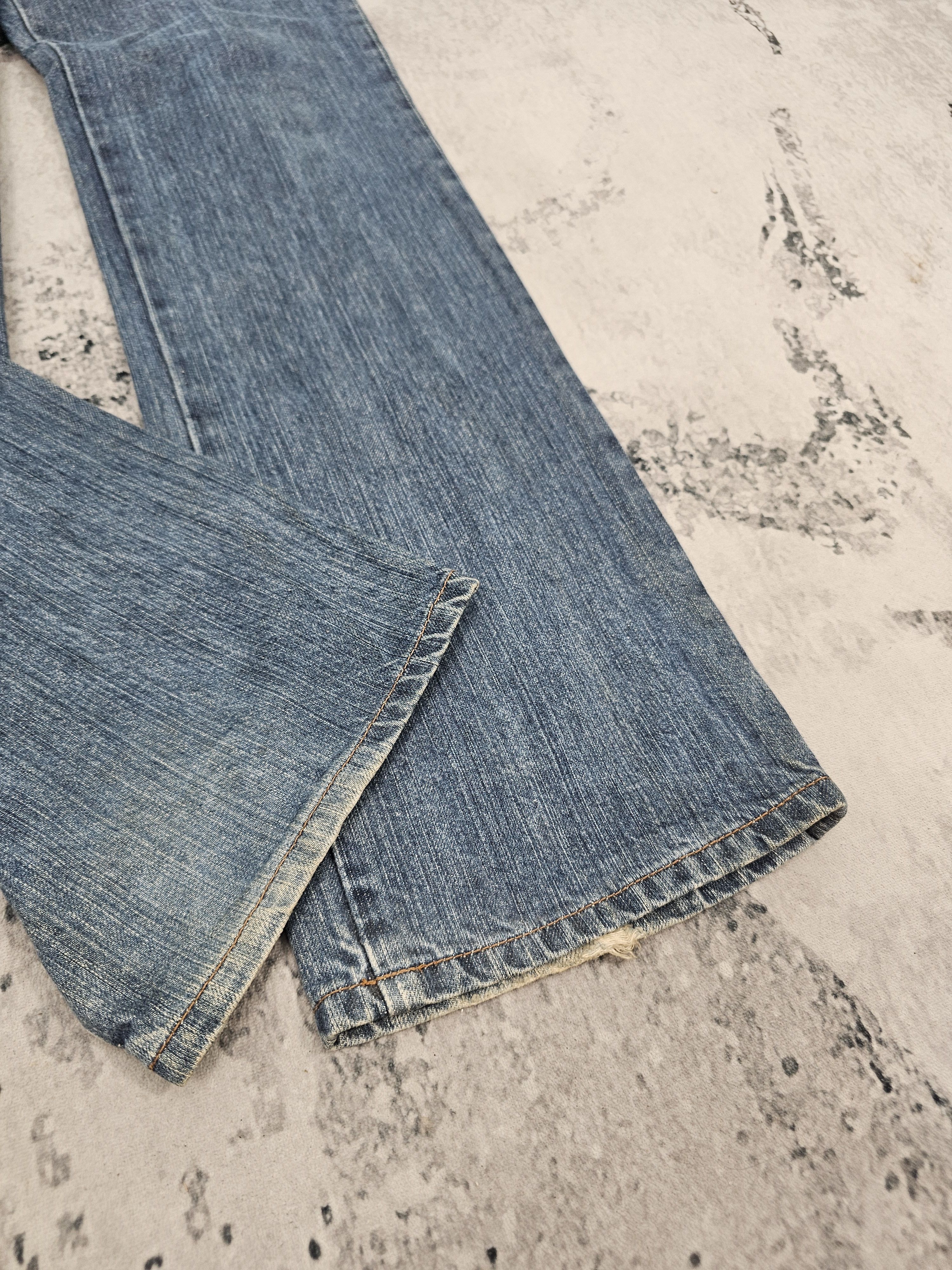 Japanese Brand JAPANESE BRAND Double Waist Punk Design Hickory Jeans JB0248 Size US 32 / EU 48 - 10 Thumbnail