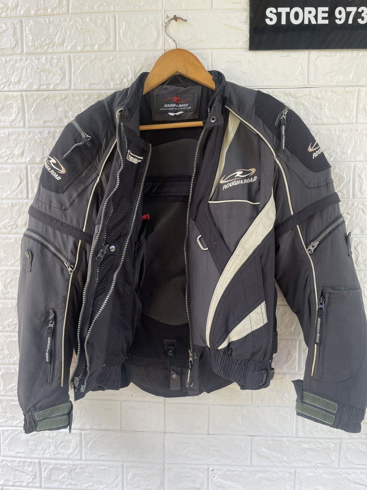 Japanese Brand × Vintage Vintage Rough&Road Motorcycle Jacket Size US M / EU 48-50 / 2 - 5 Thumbnail