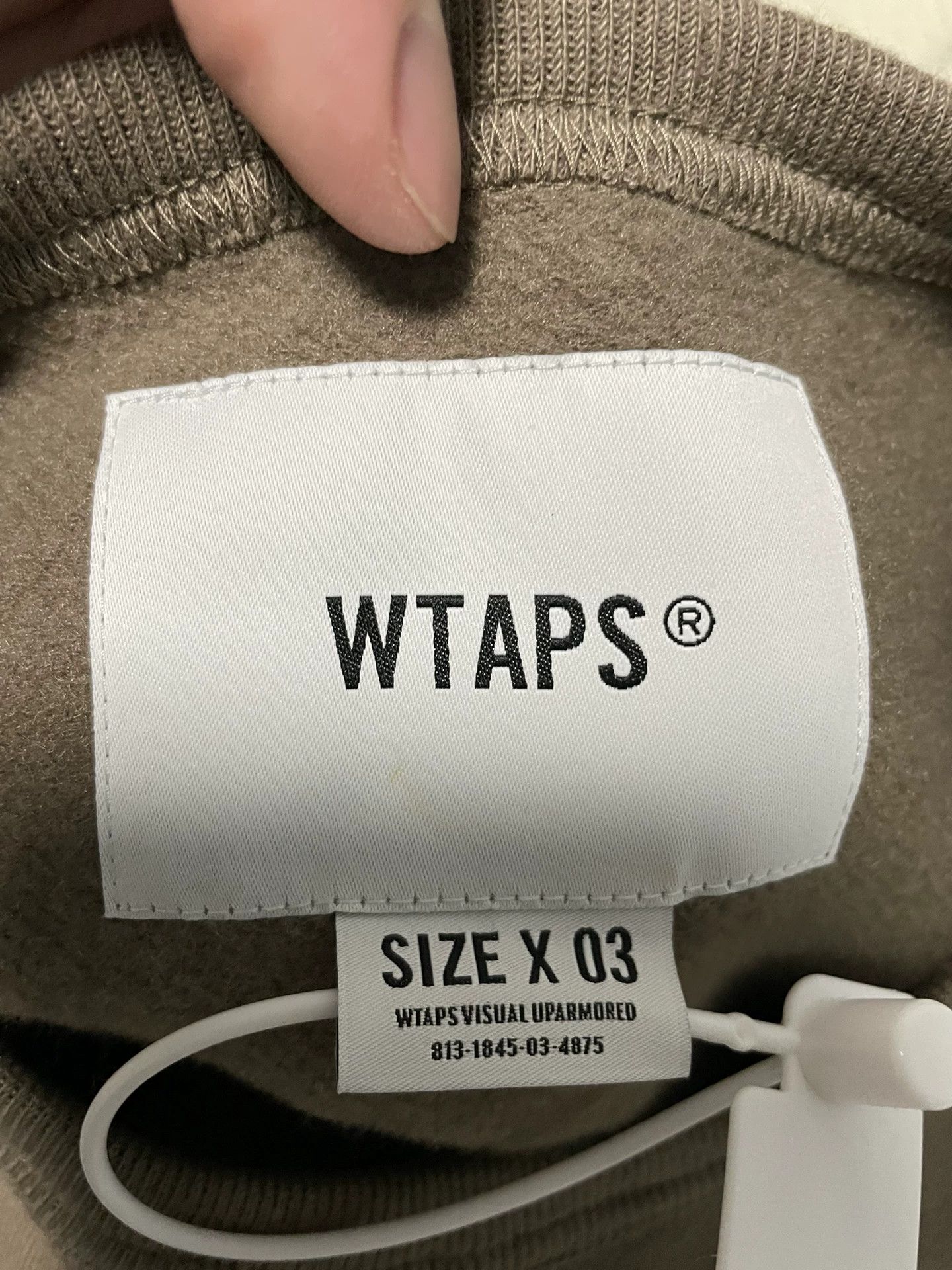 Wtaps WTAPS LLW Hooded Crew Neck 20AW Beige L Size US L / EU 52-54 / 3 - 5 Thumbnail