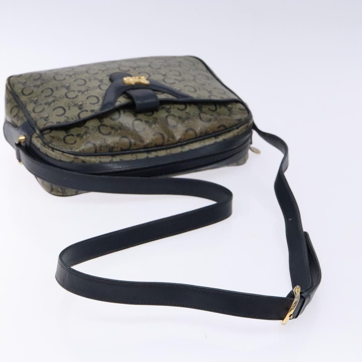 Celine CELINE C Sulky Shoulder Bag Pvc Navy Gold Size ONE SIZE - 7 Thumbnail