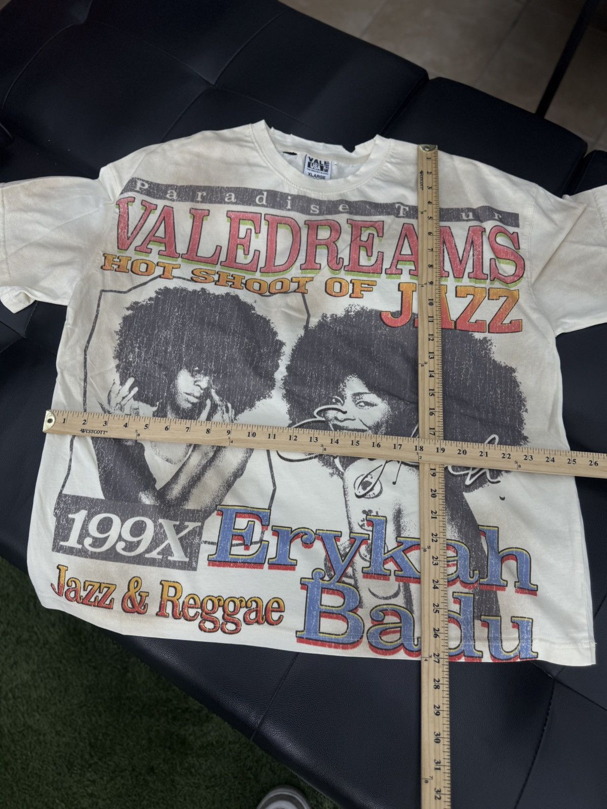 Vale Valley White Jazz Tee Shirt Size XL (NEW) Size US XL / EU 56 / 4 - 5 Thumbnail