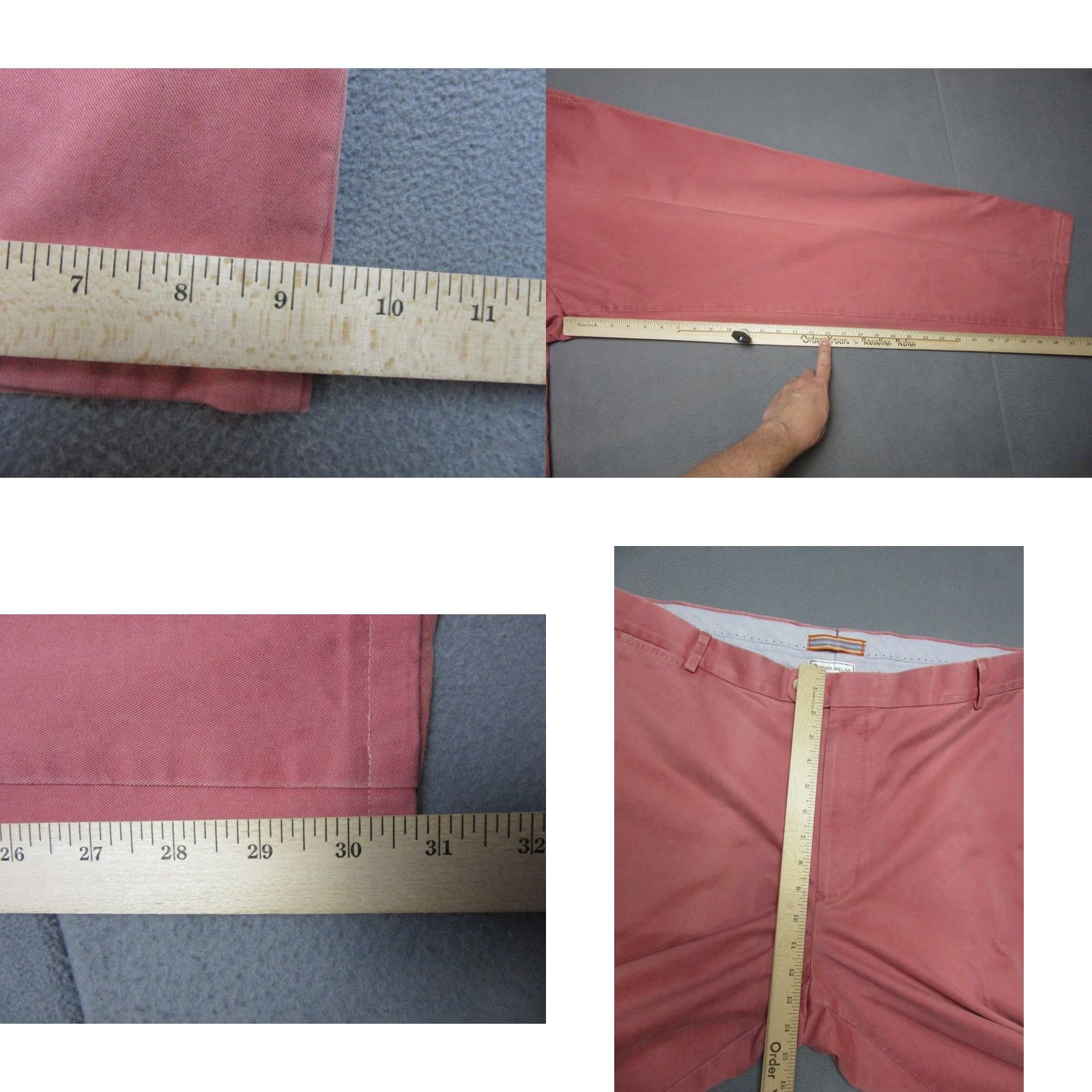 Peter Millar Peter Millar Pants Mens 40 Pink Salmon Chino Casual Straight Leg Flat Front Size US 40 / EU 56 - 8 Thumbnail