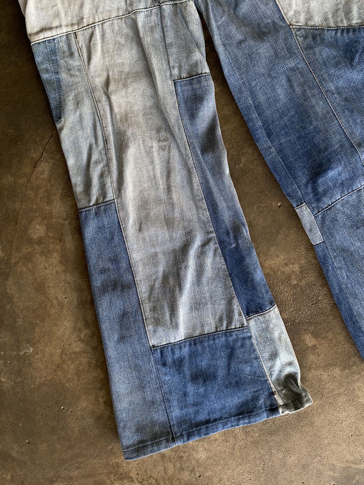 Kapital Kountry Y2k FLARE BLUSSOM IFSIXWASNINE DENIM PANTS Size US 27 - 5 Thumbnail