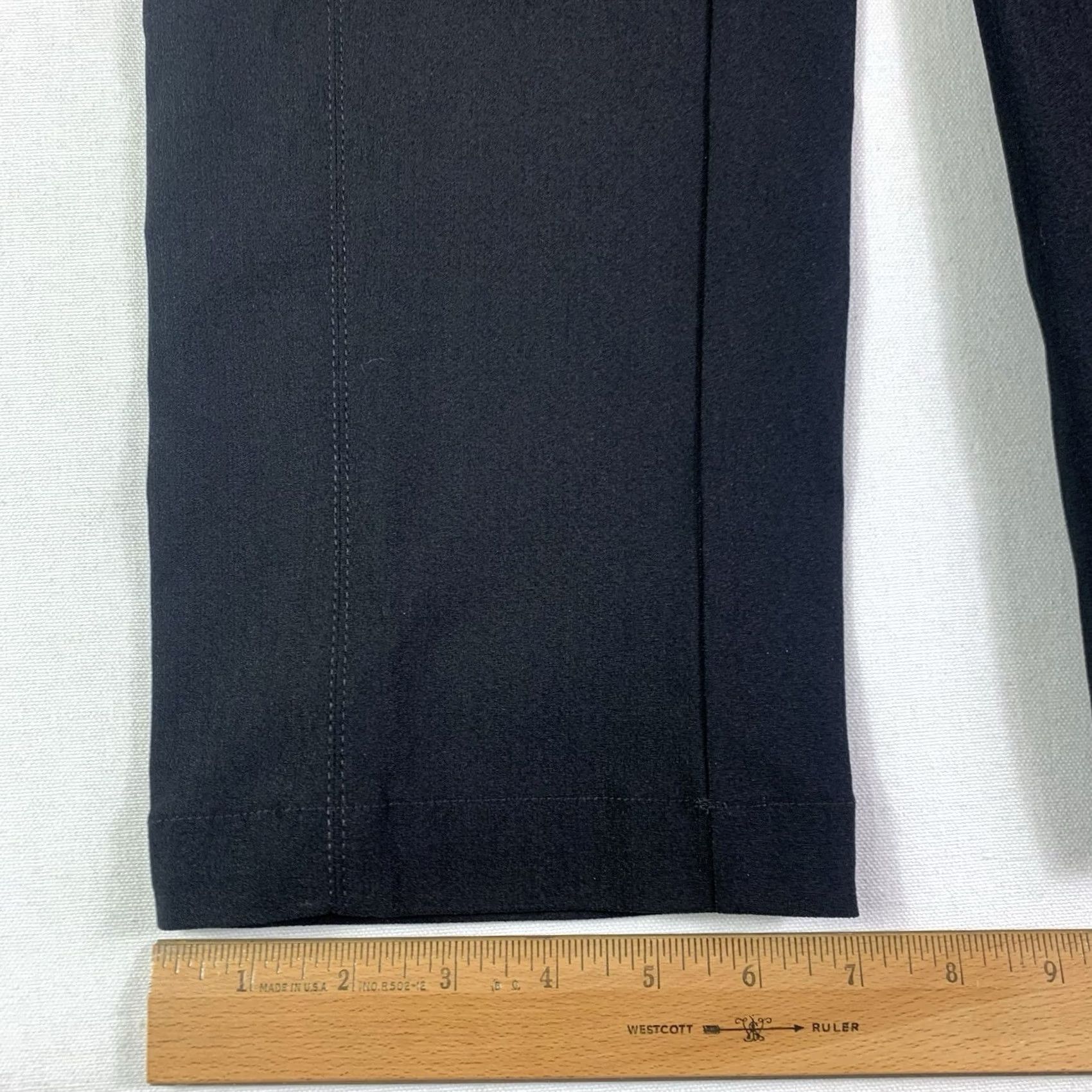 Agolde Franne Golde Pants Women 14 Black Magic Solid NWT 28x28 Dress Pants Straight Trouser Casual Party/Cocktail 8.5-10.5 Mid Rise Mens Womens Girls Size 36" / US 14 / IT 50 - 5 Thumbnail