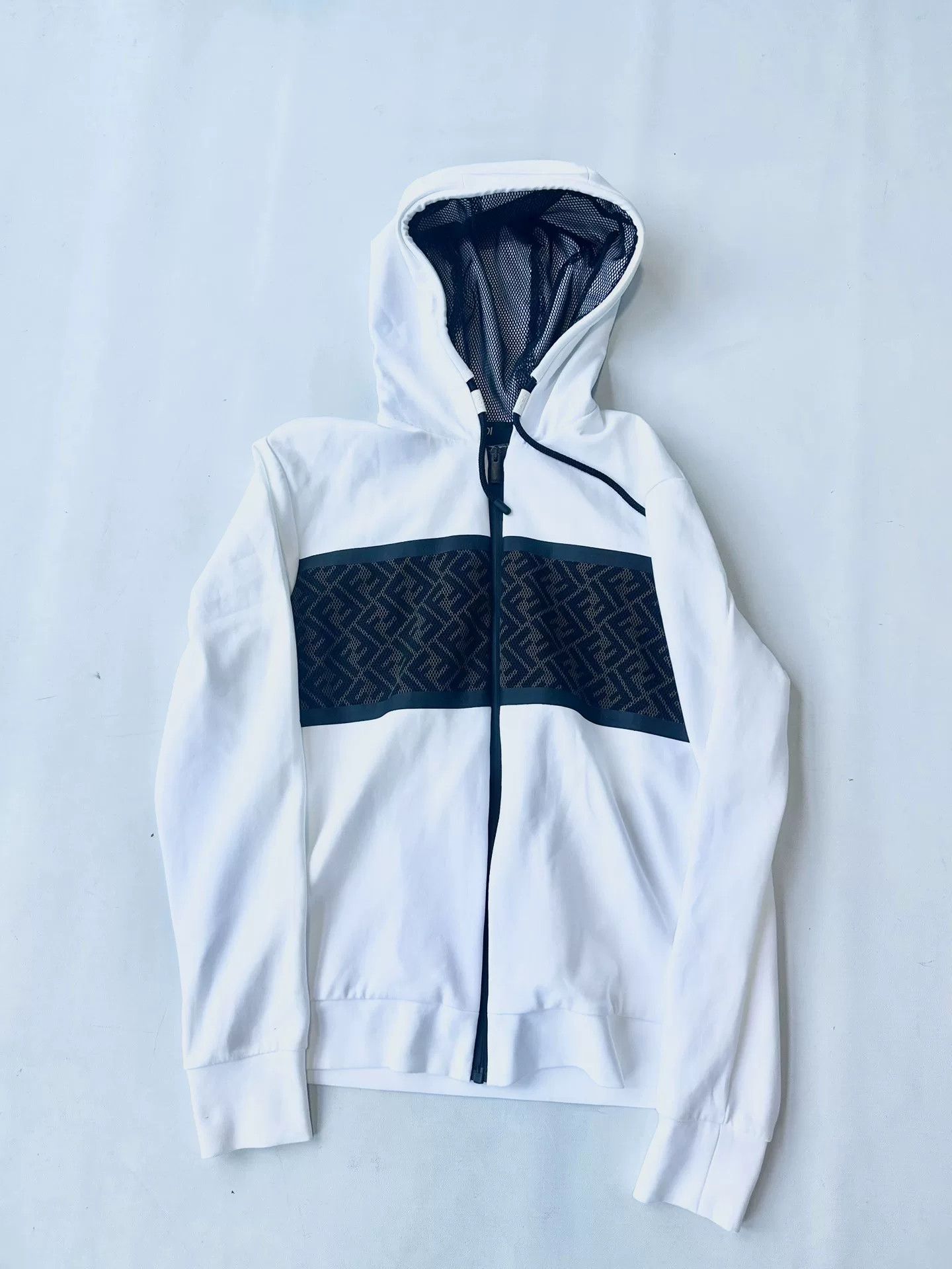 Fendi Fendi Logo Cotton Hooded Jacket Size US XS / EU 42 / 0 - 1 Thumbnail