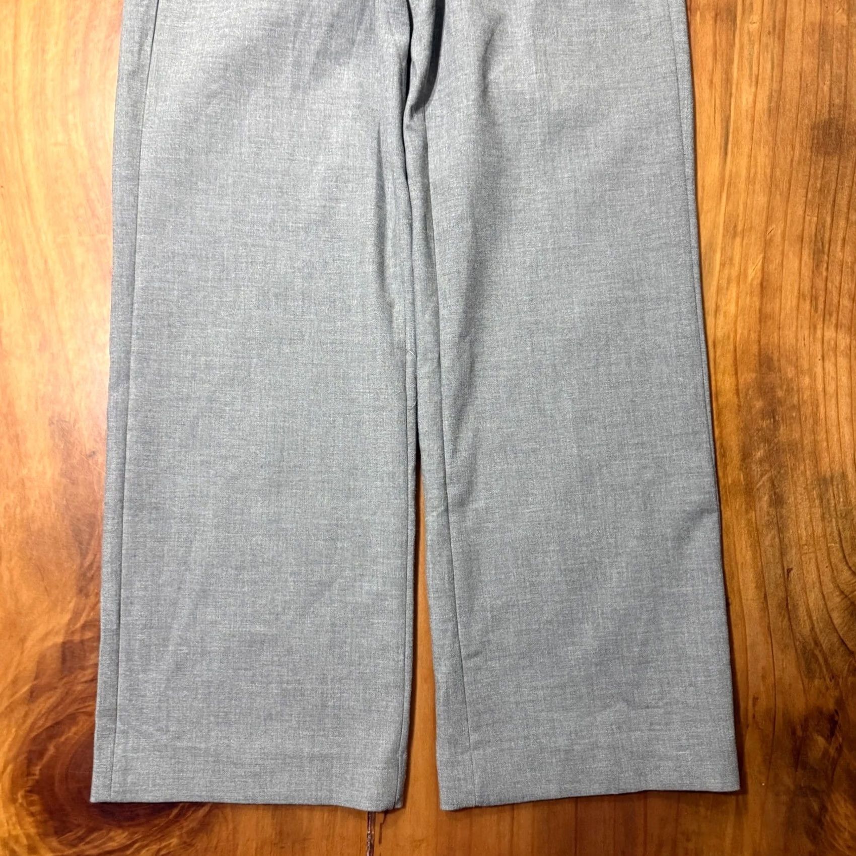 J.Crew J. Crew Womens Pants 10P Peyton Career Business Gray Stretch Pull On Full Length A17 Size 32" / US 10 / IT 46 - 2 Thumbnail