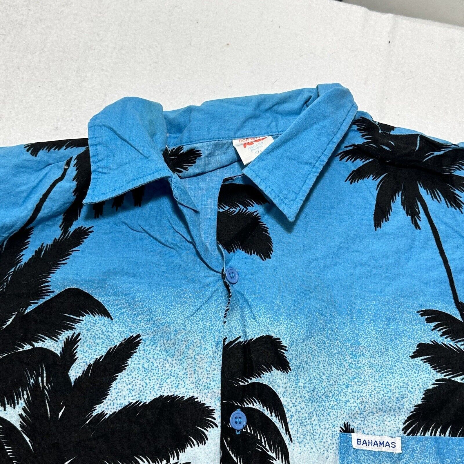 Vintage Dorsett XXL Hawaiian Palm Tree Sunset Button Up Shirt Size US XXL / EU 58 / 5 - 5 Thumbnail