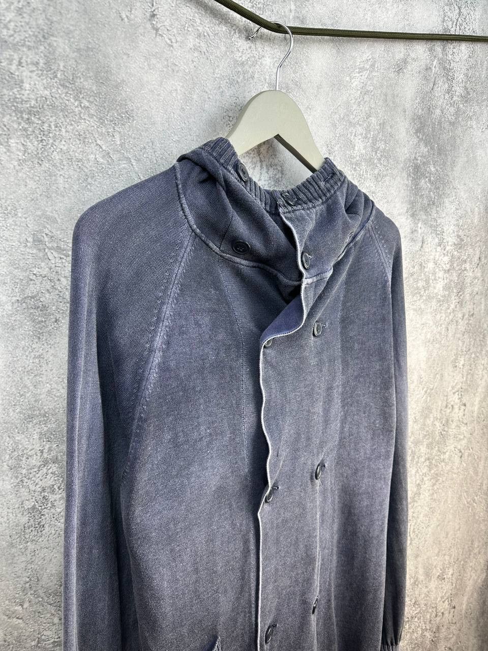 Diesel Diesel Avant-Garde Double Breasted Jacket Hoodie Washed Blue Size US M / EU 48-50 / 2 - 3 Thumbnail