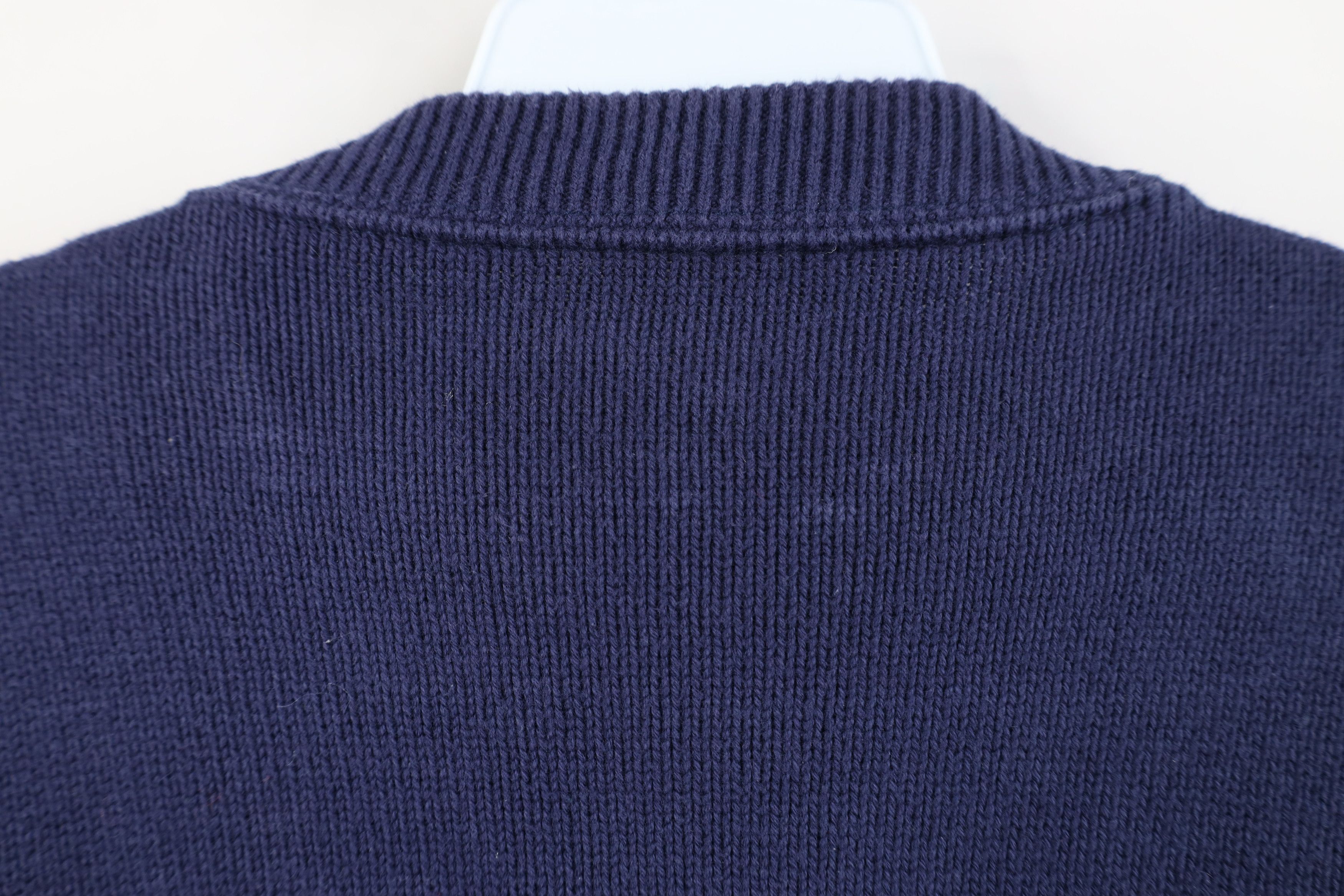 Vintage Vintage 90s Streetwear Golfing Knit Crewneck Sweater Blue Size US XL / EU 56 / 4 - 12 Thumbnail