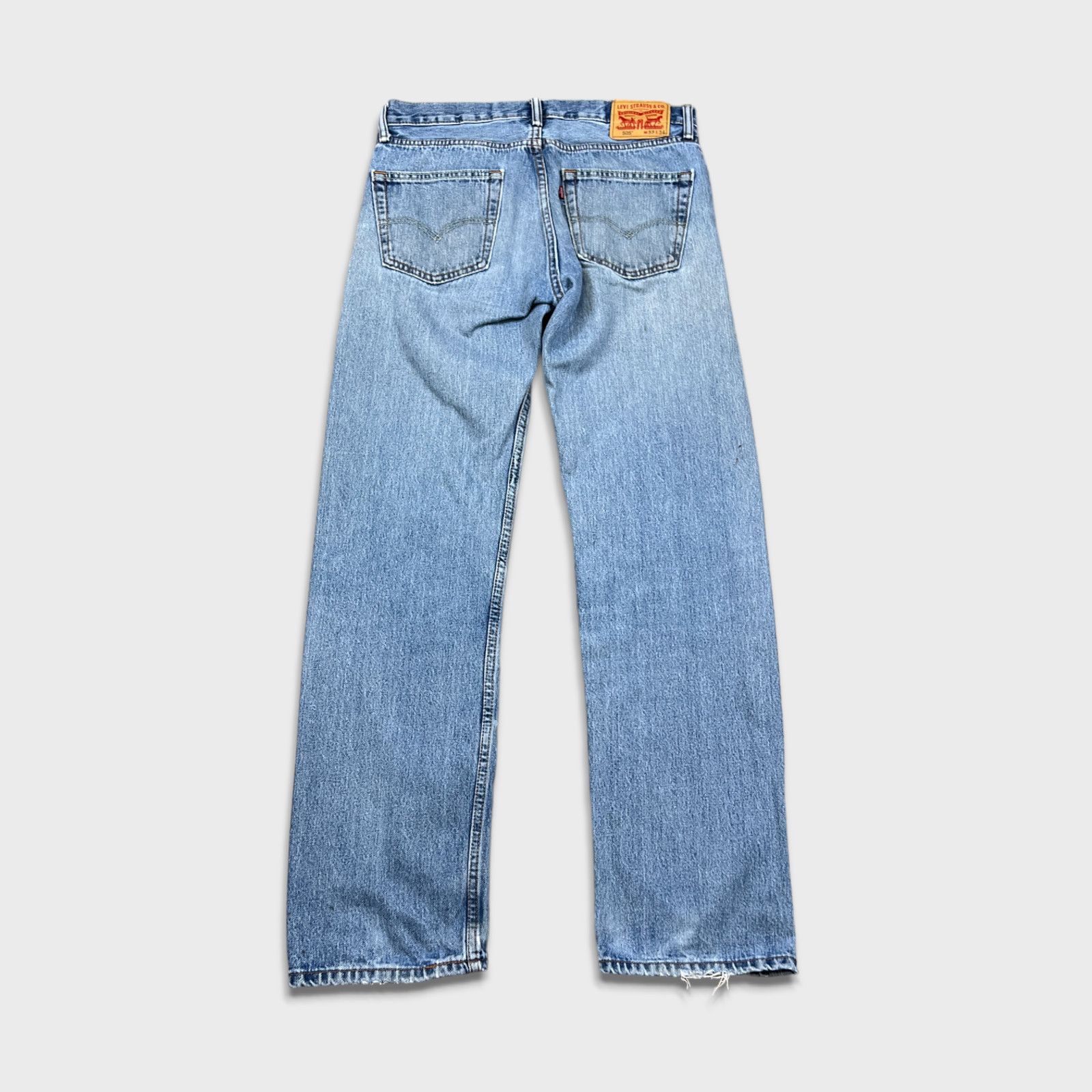 Levi's × Vintage Levi's 505 Jeans 34x32 Regular Fit Straight Leg Denim Pants Size US 34 / EU 50 - 6 Thumbnail