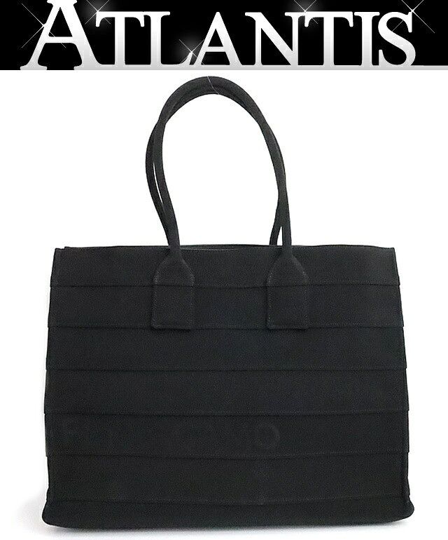 Salvatore Ferragamo Salvatore Ferragamo Canvas Beach Bag Black Size ONE SIZE - 1 Thumbnail
