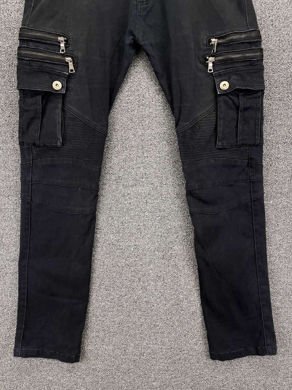Japanese Brand Vintage In The Attic Punk Rare Bondage Cargo Pants Size US 34 / EU 50 - 3 Thumbnail