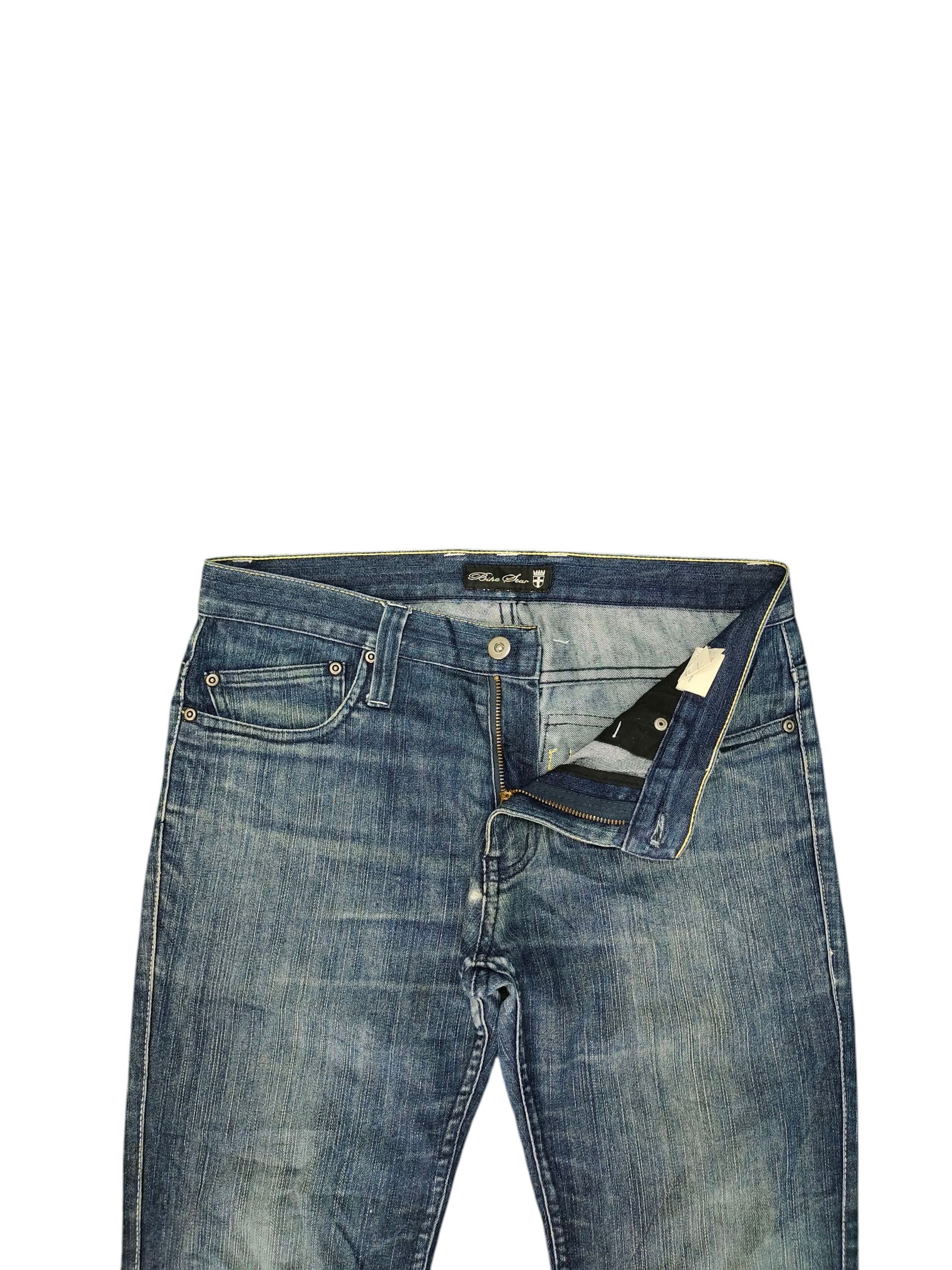 Comme des Garcons × Undercover Vintage Bike Star Japan Zipper Pocket Distress Denim Jeans Size US 33 - 9 Thumbnail