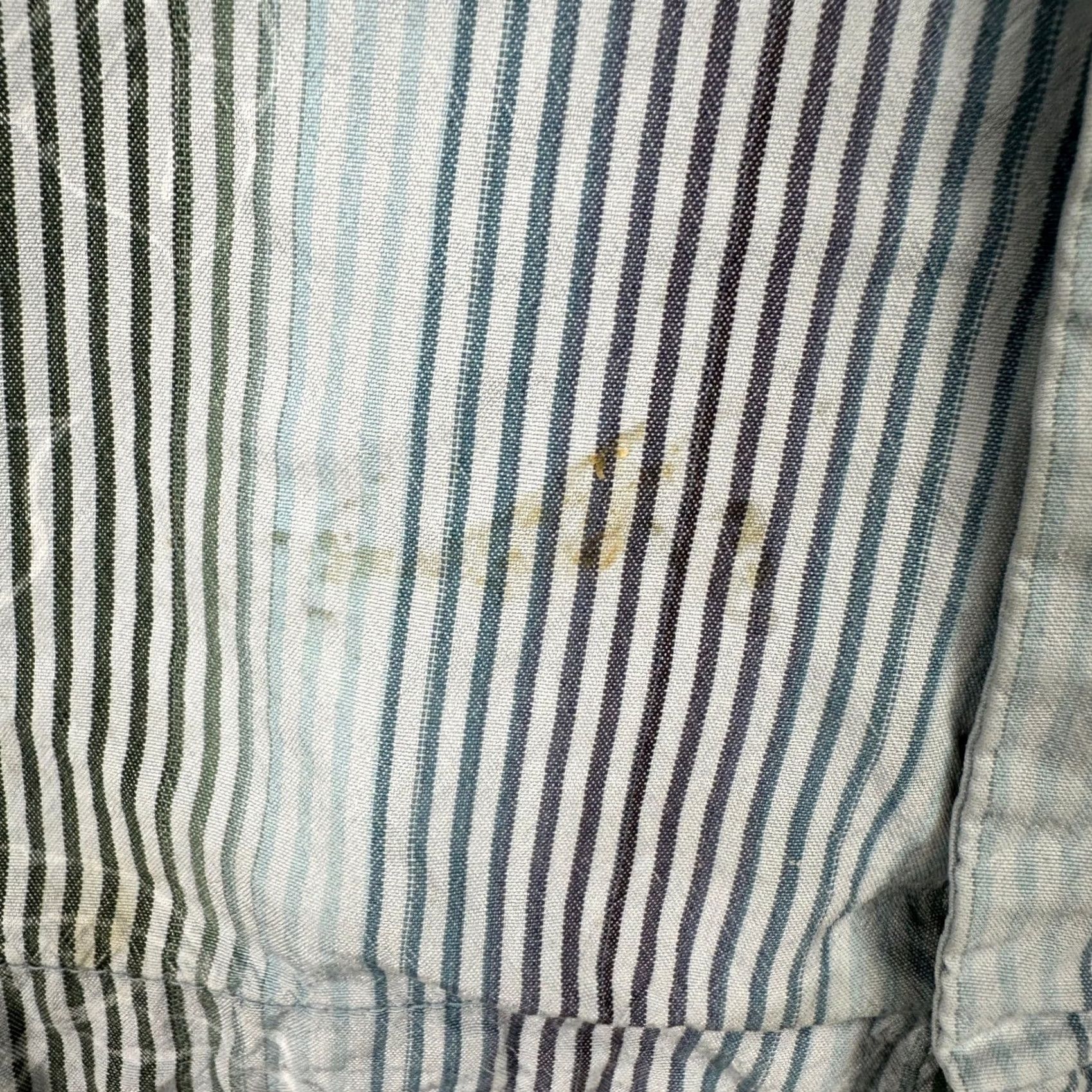 Tommy Bahama Tommy Bahama Mens Button Up Shirt Large Blue Striped Silk Pockets Short Sleeve Size US L / EU 52-54 / 3 - 7 Thumbnail