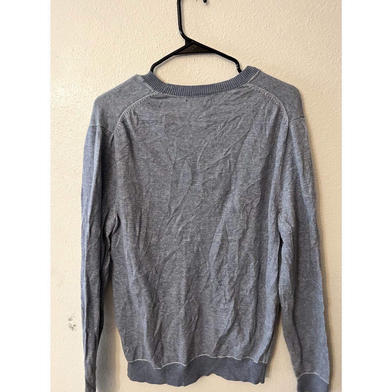 Express VINTAGE Express Cardigan Sweater Men M Blue Pockets Knit Size US M / EU 48-50 / 2 - 3 Thumbnail