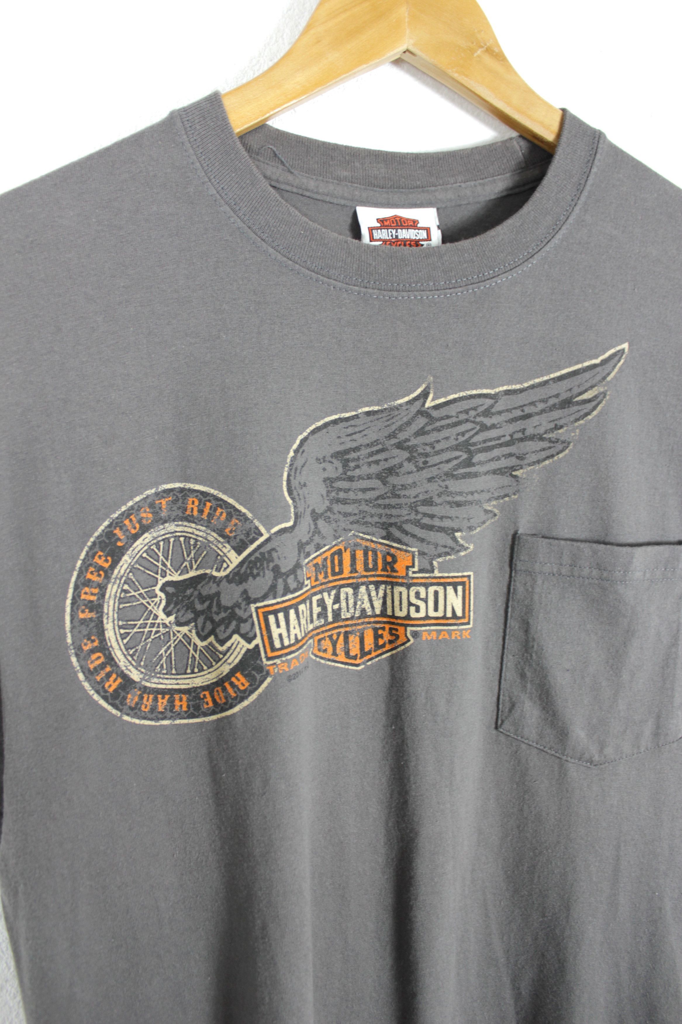Harley Davidson × West Coast Choppers Harley Davidson Maidstone England Reversible Graphic Tee Size US M / EU 48-50 / 2 - 2 Thumbnail