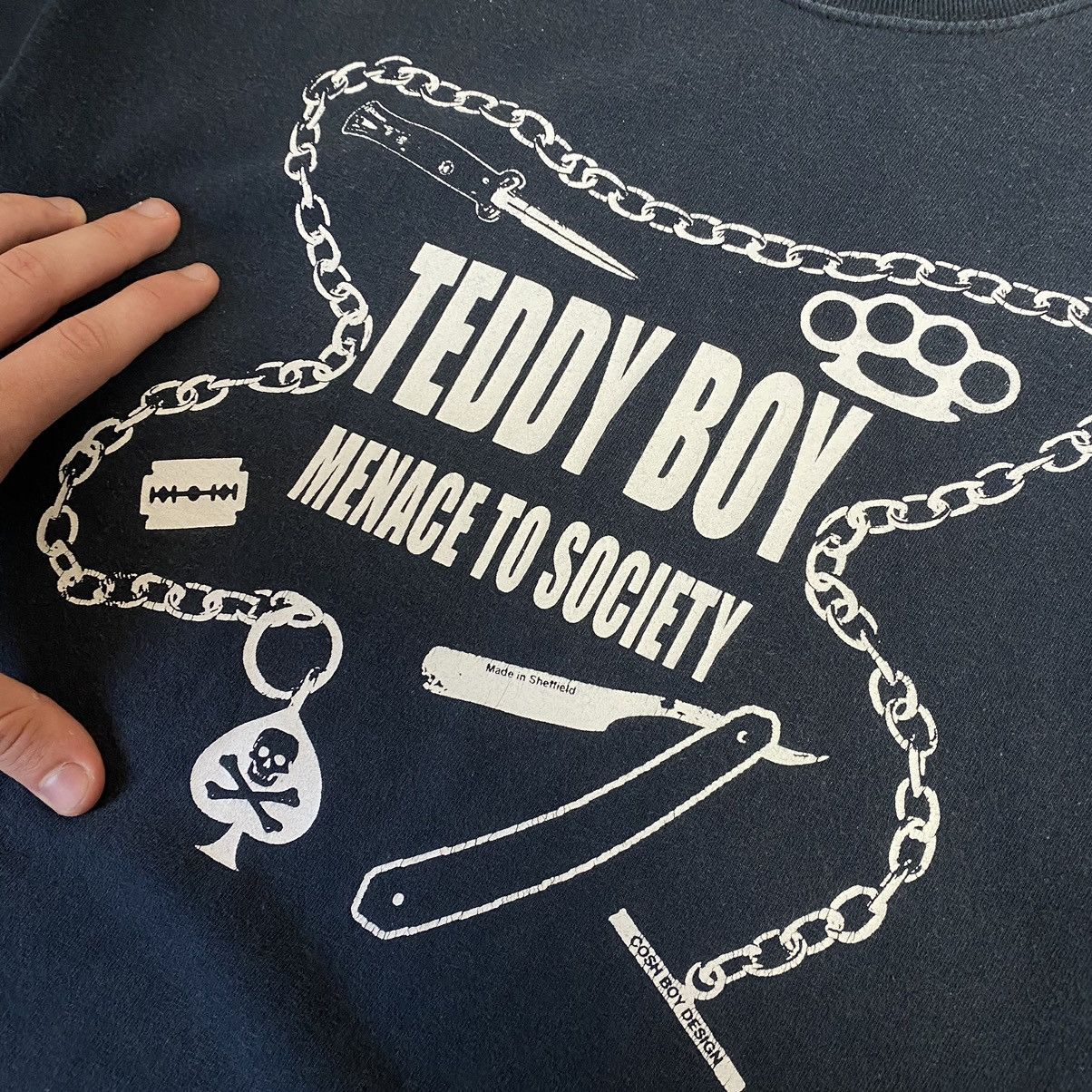 Vintage Vintage Cosh Boy Teddy Boy Rare 2000’s Movie tee Size US L / EU 52-54 / 3 - 4 Thumbnail