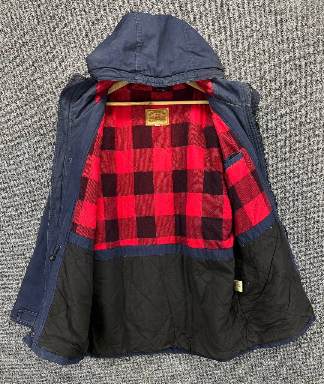 St. Johns Bay × Vintage Vintage St. Johns Bay Jean Wears Trashed Long Jacket Size US M / EU 48-50 / 2 - 6 Thumbnail