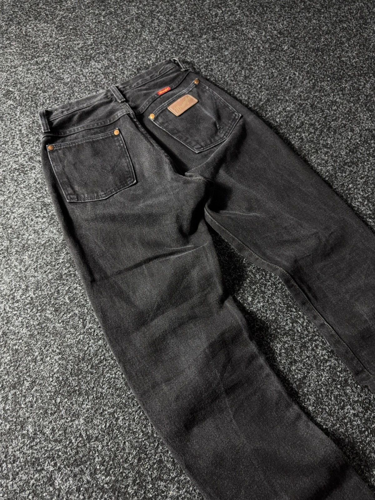 If Six Was Nine × Vintage × Wrangler Vintage 90s Y2K Wrangler USA Black Jeans baggy pants Size 26" / US 2 / IT 38 - 14 Thumbnail