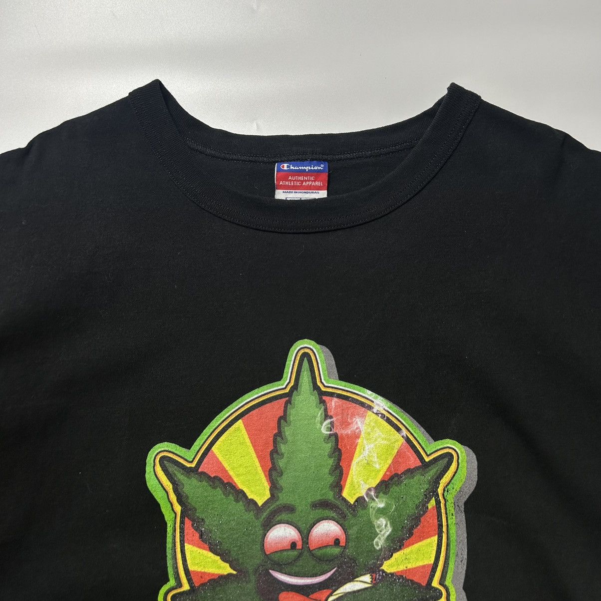 Champion Vintage Champion Mr.weed Graphic T-Shirt Size US XL / EU 56 / 4 - 3 Thumbnail