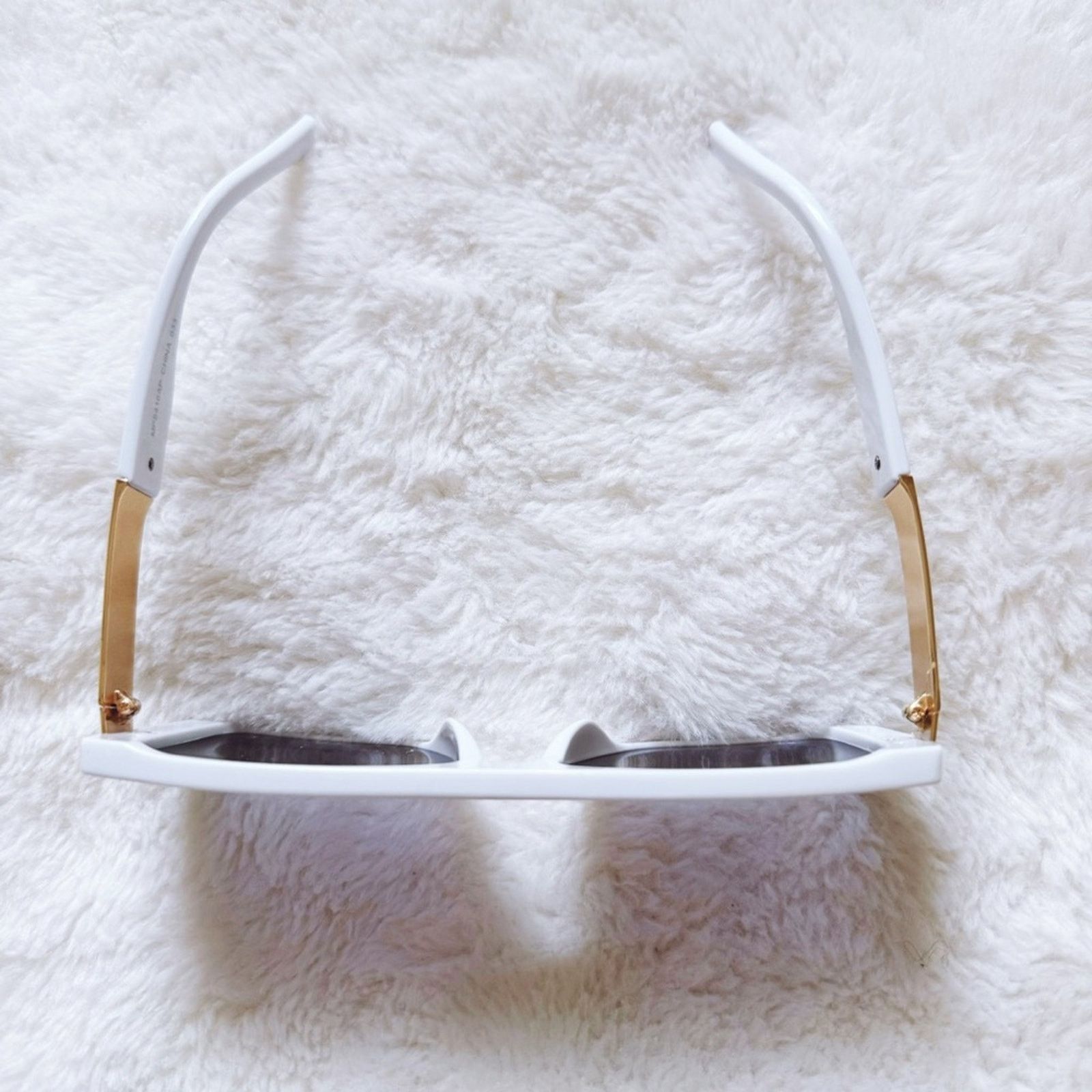 Other Inez White Oversized Square Sunglasses Size ONE SIZE - 4 Thumbnail