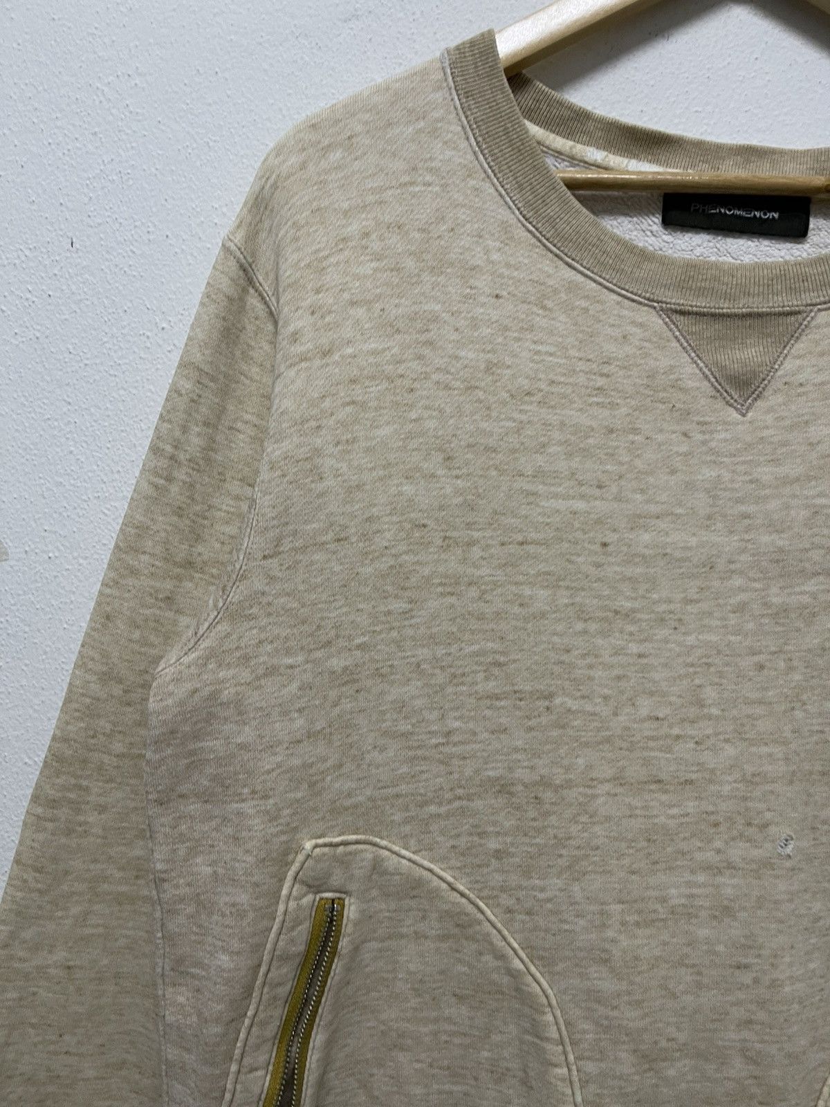 PHENOMENON AW 2012 PHENOMENON DISTRESSED SWEATSHIRT ZIPPER POCKET RARE Size US M / EU 48-50 / 2 - 6 Thumbnail
