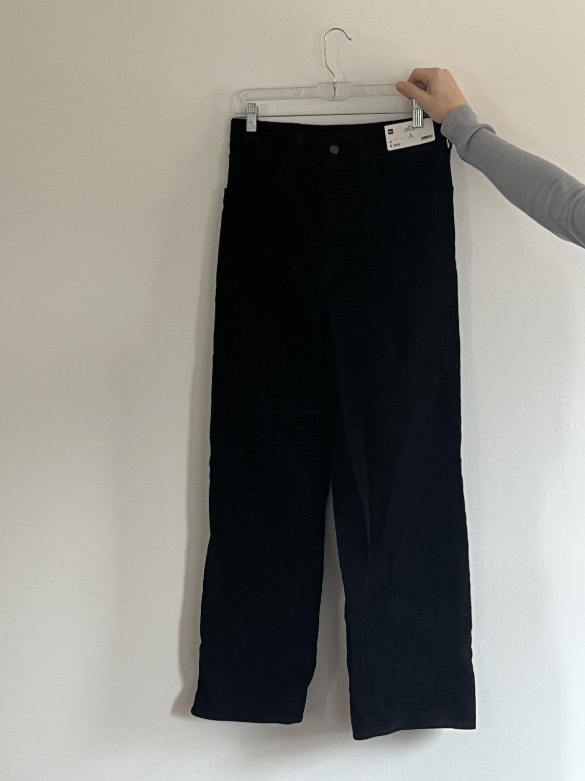 GU Black Corduroy Pants Size US 30 / EU 46 - 3 Thumbnail
