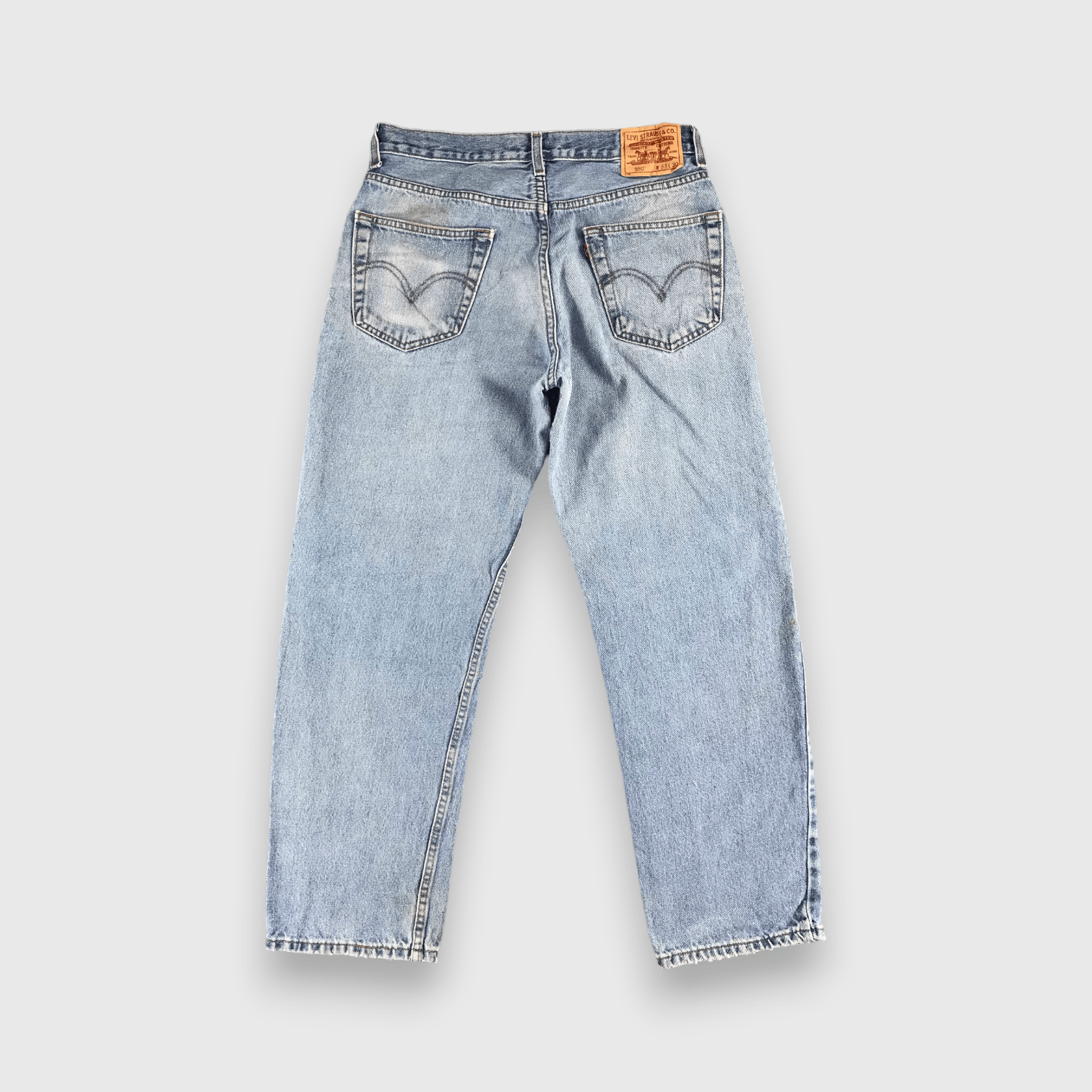 Levi's Vintage Levis 550 Jeans Medium Wash Denim -J541 Size US 33 - 2 Thumbnail
