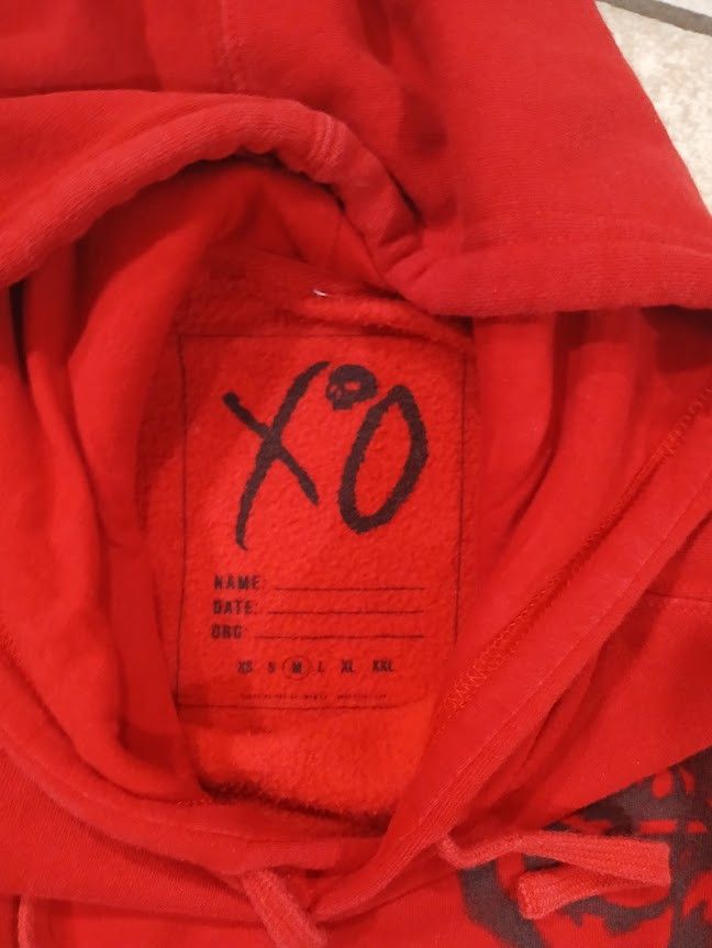 XO M - The Weeknd SS20 Insomniac Pullover Hoodie Red Size US M / EU 48-50 / 2 - 4 Thumbnail