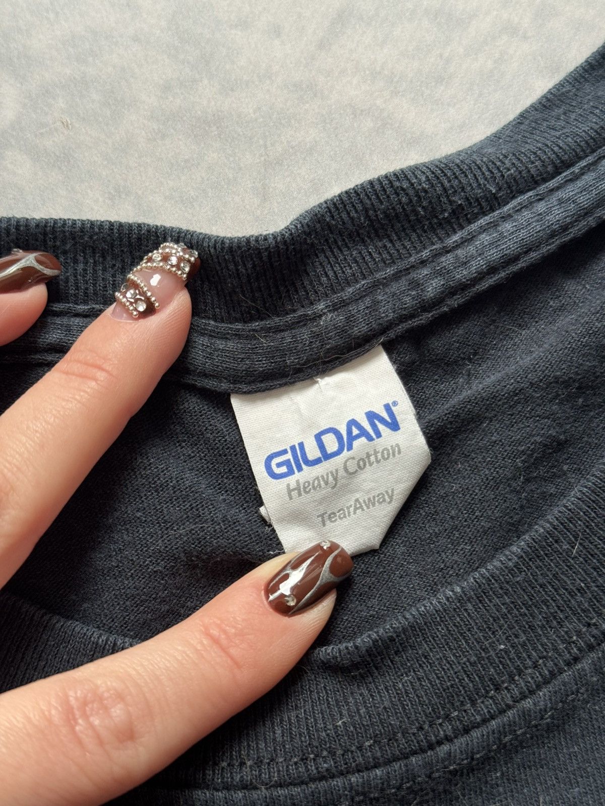 Gildan Wolf big logo Save Me tee streetwear Size US L / EU 52-54 / 3 - 7 Thumbnail