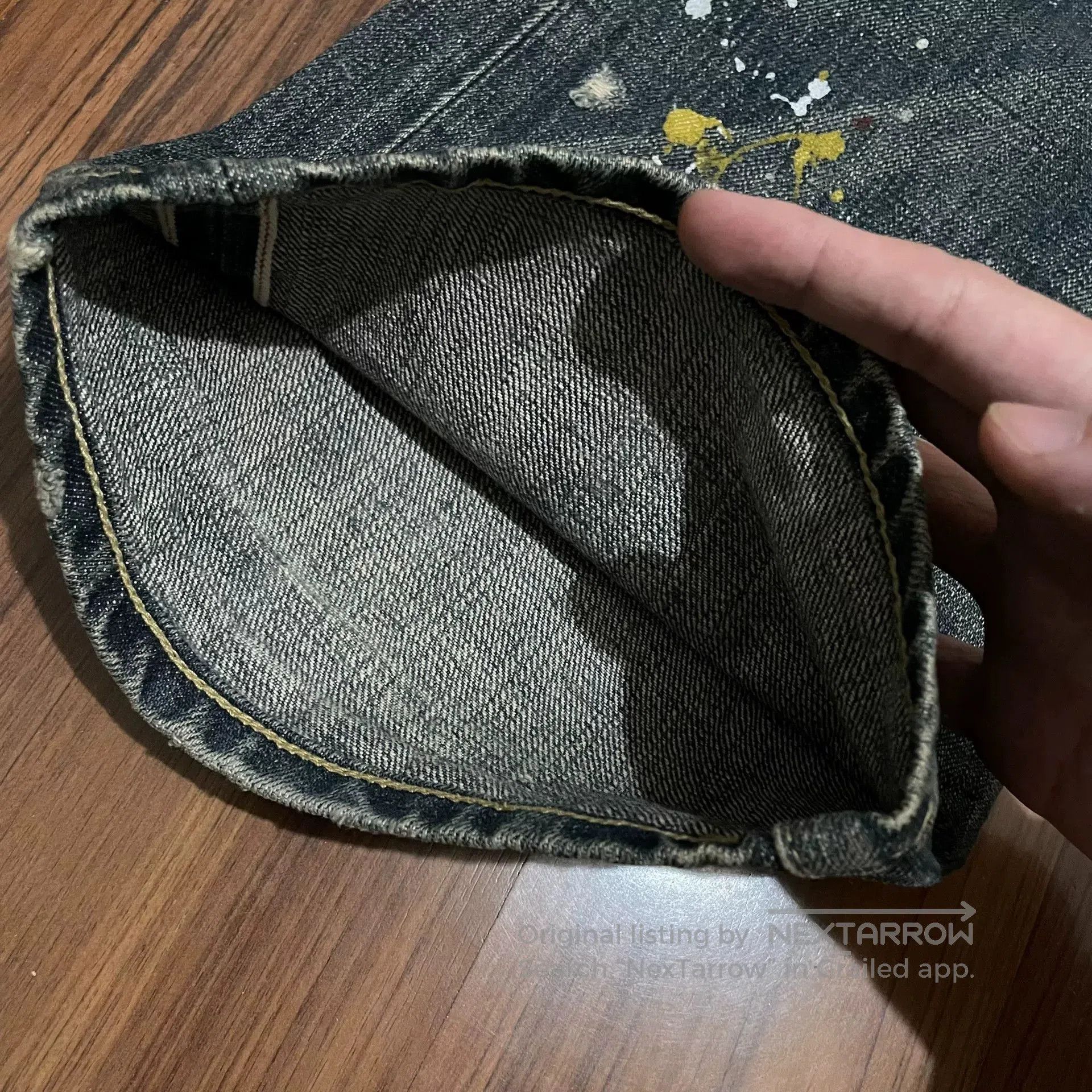 Neighborhood NEIGHBORHOOD 08EX Distressed Jeans. Size US 43 - 6 Thumbnail