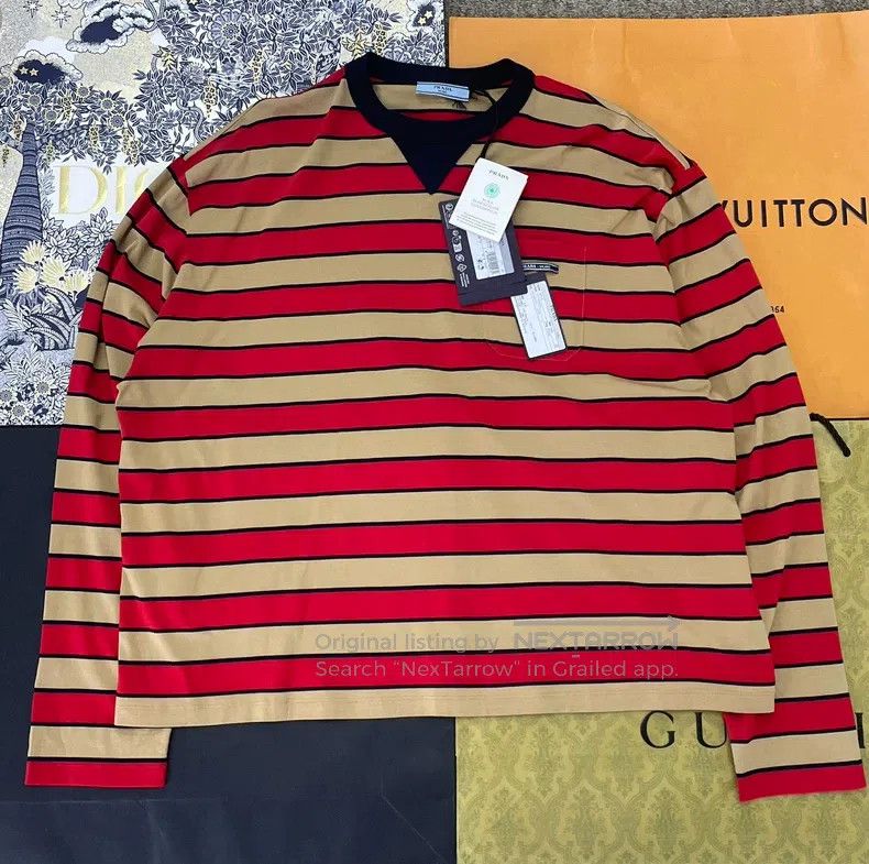 Prada Prada 25 spring and summer red and yellow colour-matched s Size S / US 4 / IT 40 - 1 Thumbnail