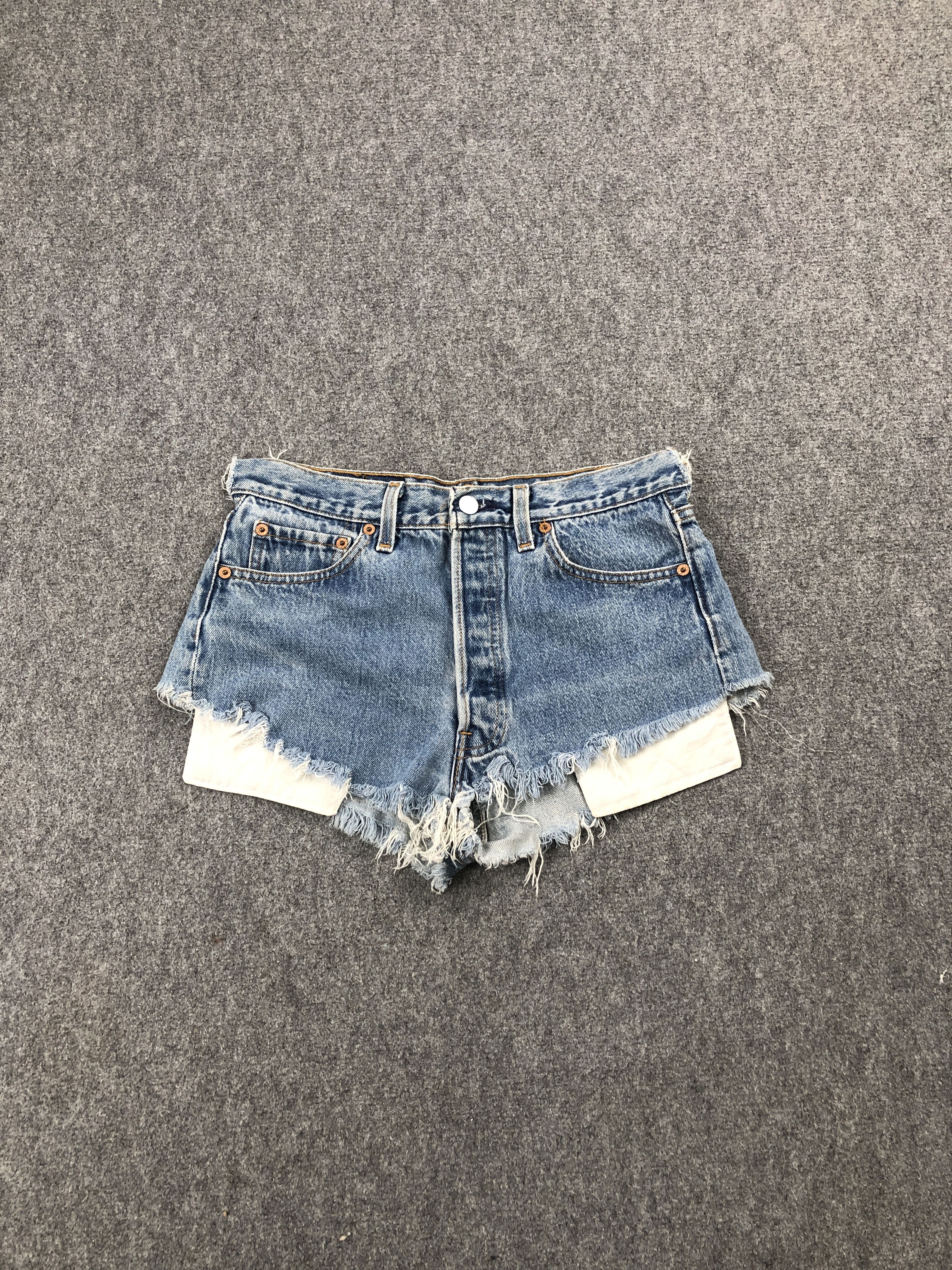 Levi's Vintage Levis 501 Cropped Jeans DP2415 Size US 30 / EU 46 - 1 Thumbnail