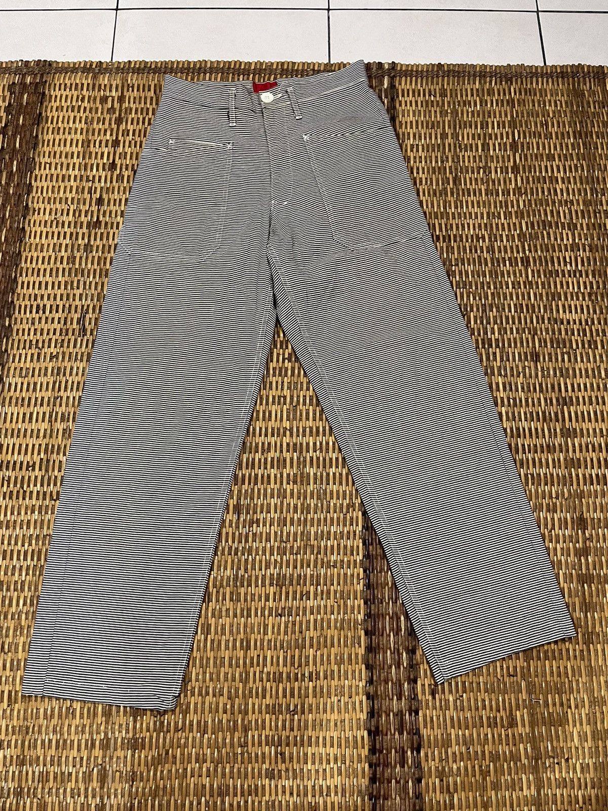 image of Achoo Hickory Stripes Bush Pants, Women's (Size 29)
