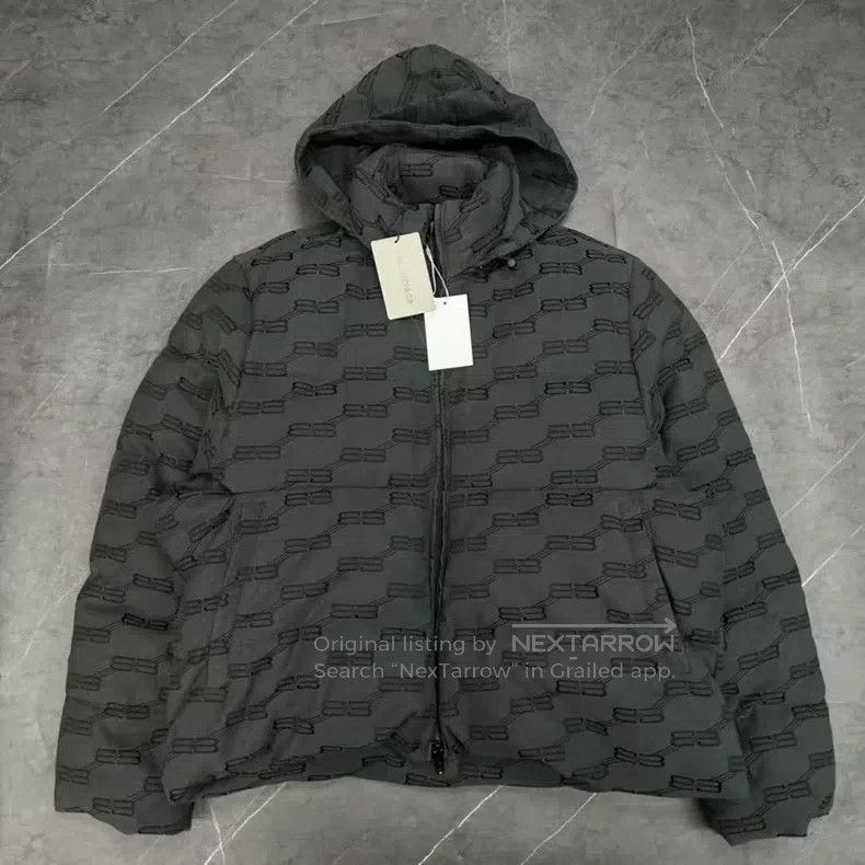 Balenciaga Balenciaga Double B Buckle Full Print Cotton Jacket Size XXS / US 00 / IT 34 - 2 Thumbnail
