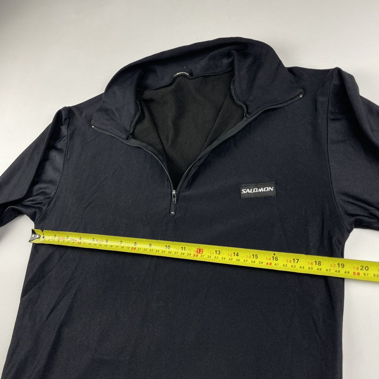 Salomon Vintage 90’s Salomon M/S Shiny 1/4 Zip Sweatshirt motomesh Size US M / EU 48-50 / 2 - 5 Thumbnail