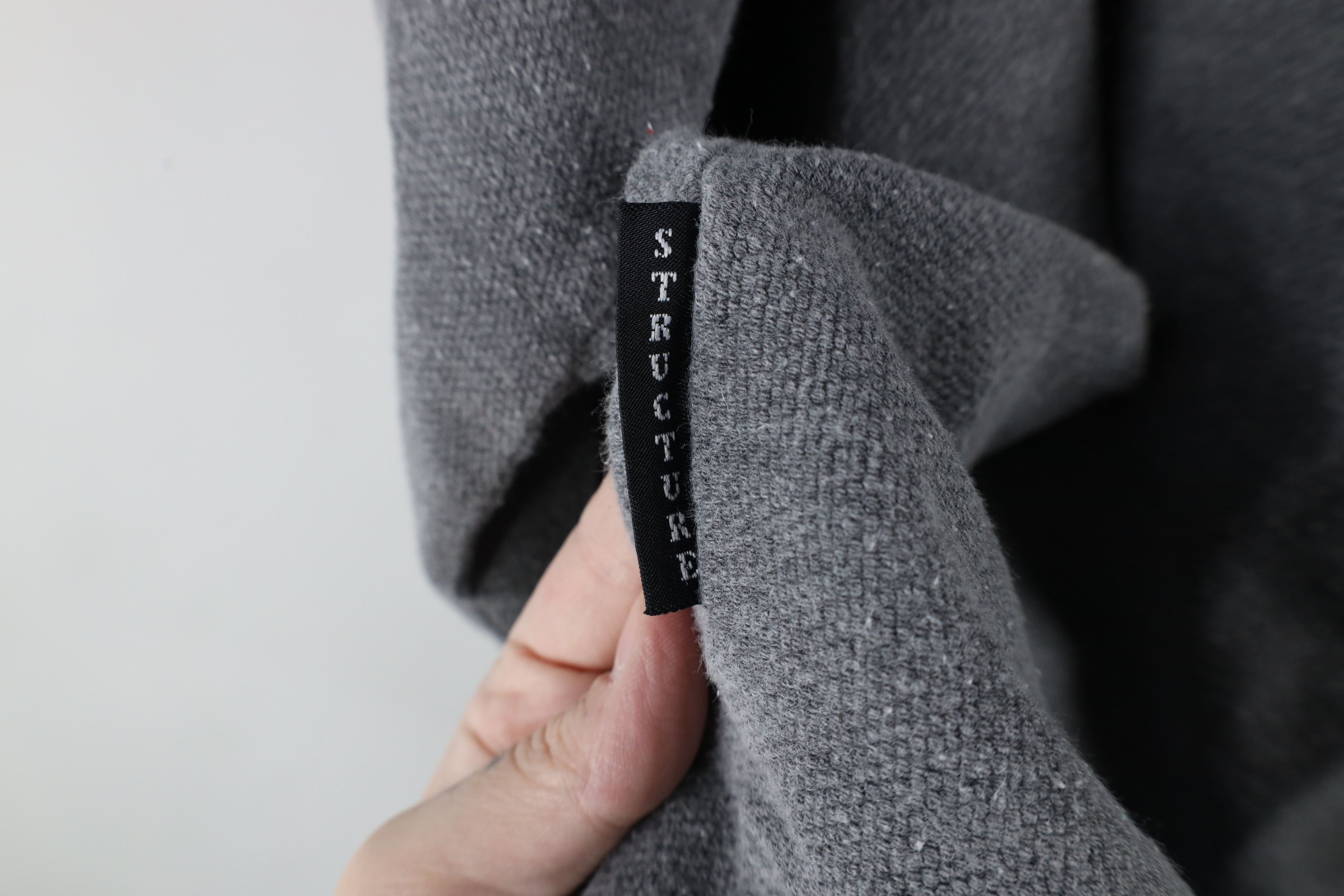 Vintage Vintage 90s Streetwear Thermal Knit Long Sleeve Polo Gray Size US L / EU 52-54 / 3 - 7 Thumbnail