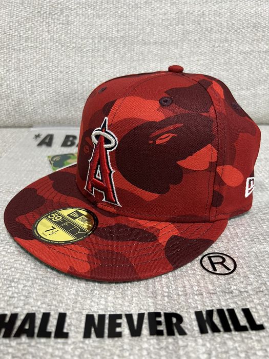 Bape BAPE X MLB X NEW ERA Japan exclusive Angels CAP | Grailed