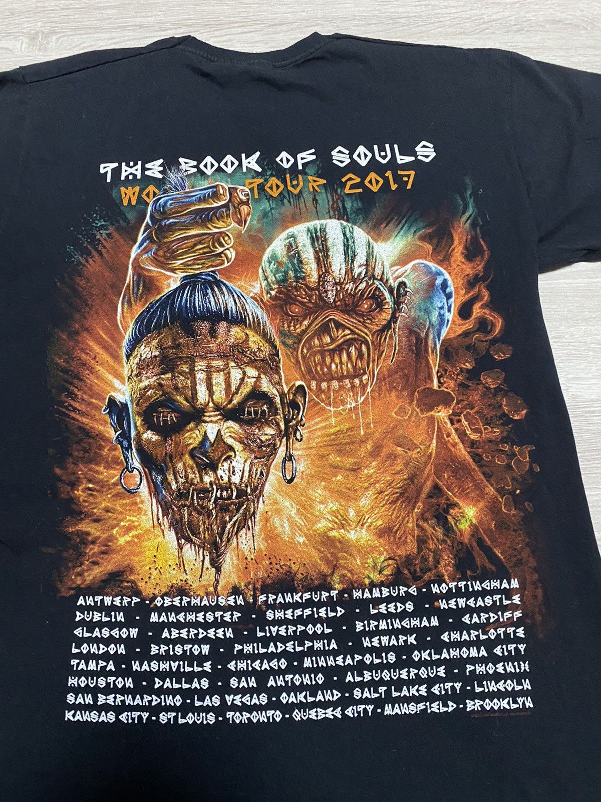Iron Maiden Iron Maiden World tour 2017 The book of souls size M Size US M / EU 48-50 / 2 - 3 Thumbnail