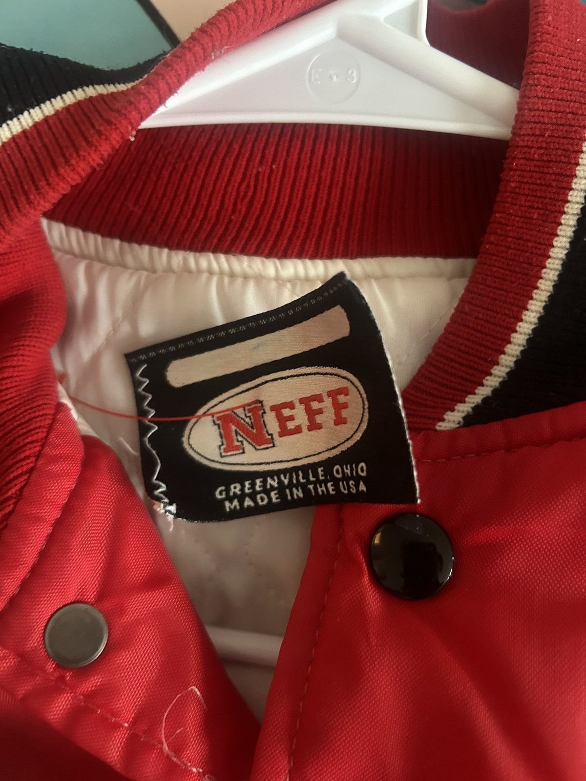NEFF Neff Red Varsity Jacket with Pasco Lettering Size US M / EU 48-50 / 2 - 3 Thumbnail