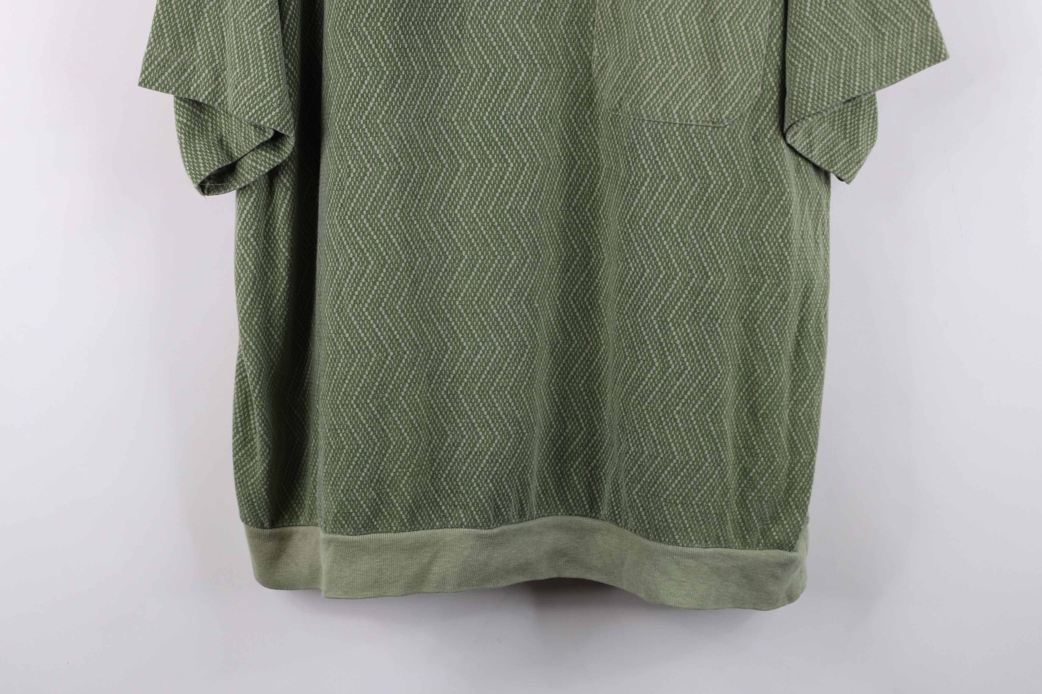 Vintage Vintage 90s Streetwear Knit Pullover Polo Shirt Green Size US XXL / EU 58 / 5 - 3 Thumbnail