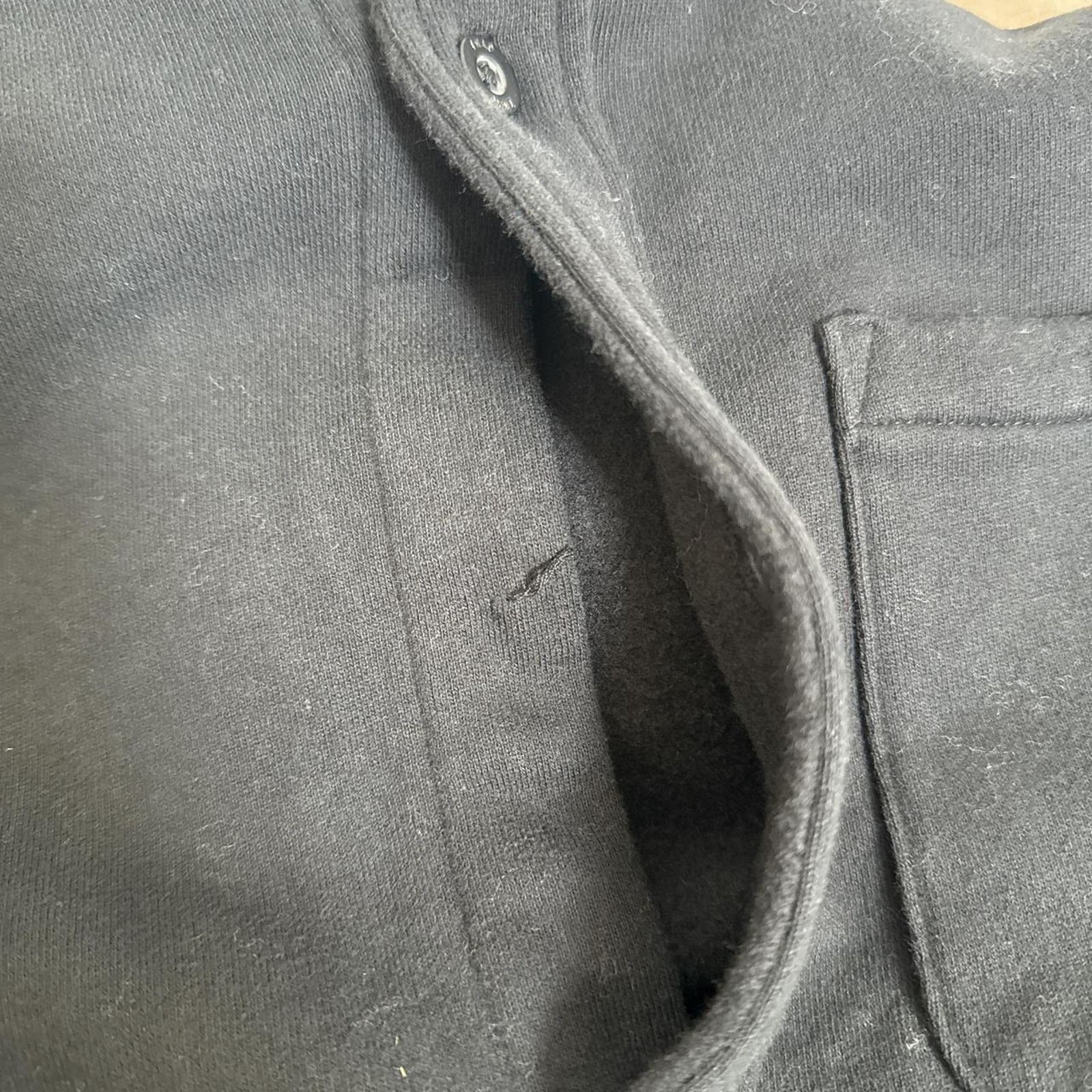 Aritzia NWT ARITZIA TNA Cozy Fleece Button Up Shirt - Soft Black XXS Size XXS / US 00 / IT 34 - 5 Thumbnail