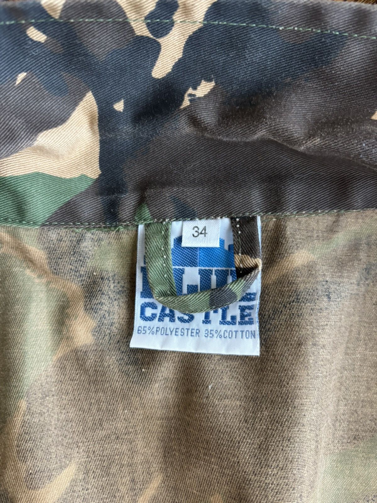 Vintage Vintage Jumpsuit Blue Castle Army Camo Woodland Coveralls Size US 27 - 5 Thumbnail