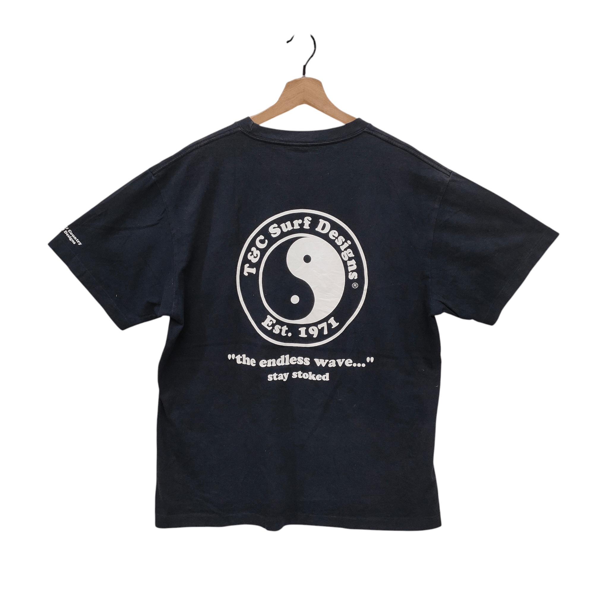 Vintage T&C Surf Designs Hawaii Single Stitch, 90s Surf Size US XL / EU 56 / 4 - 1 Thumbnail