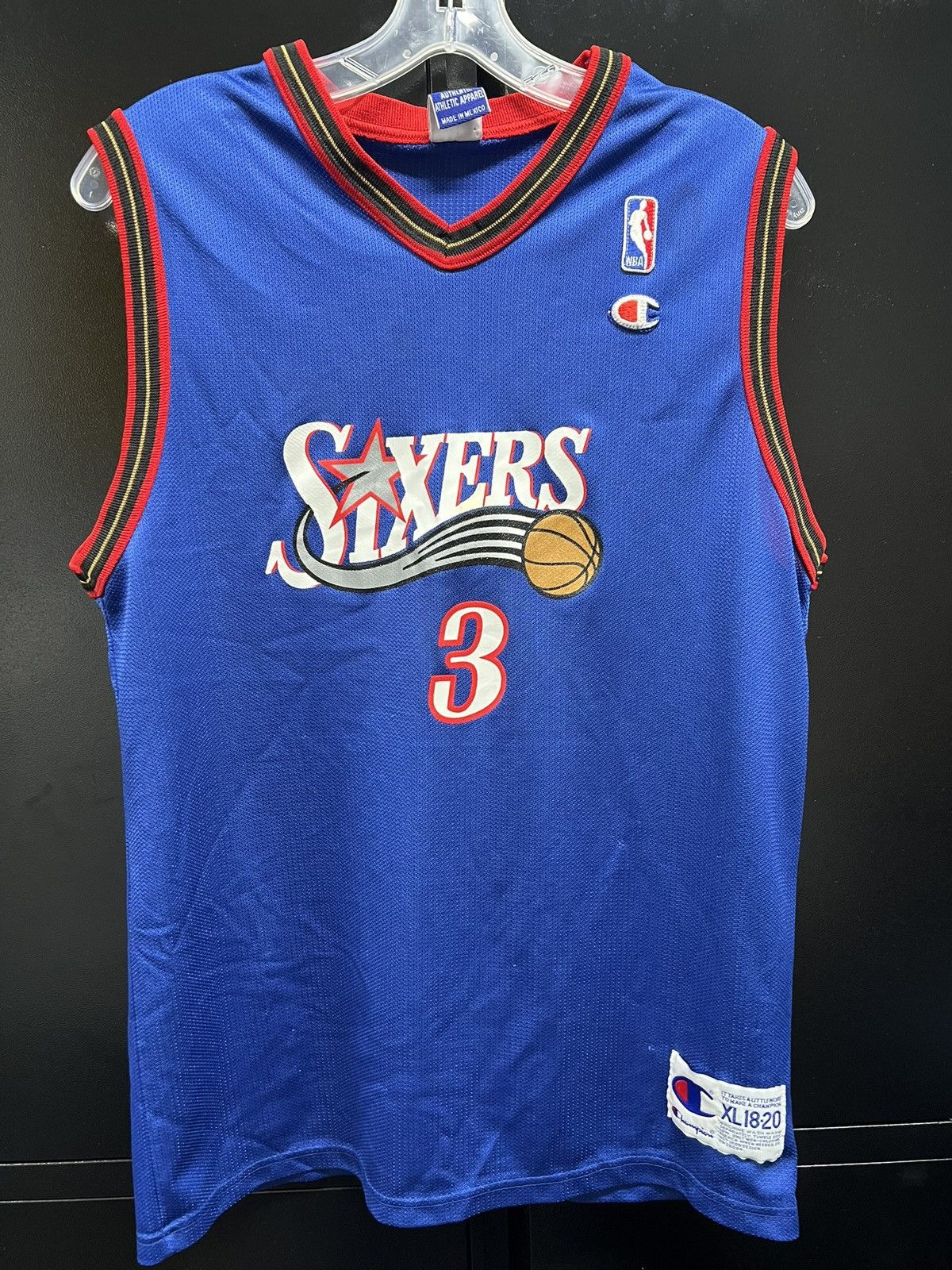 Champion Champion blue sixers #3 basketball jersey for kids Size US XXS / EU 40 - 1 Thumbnail