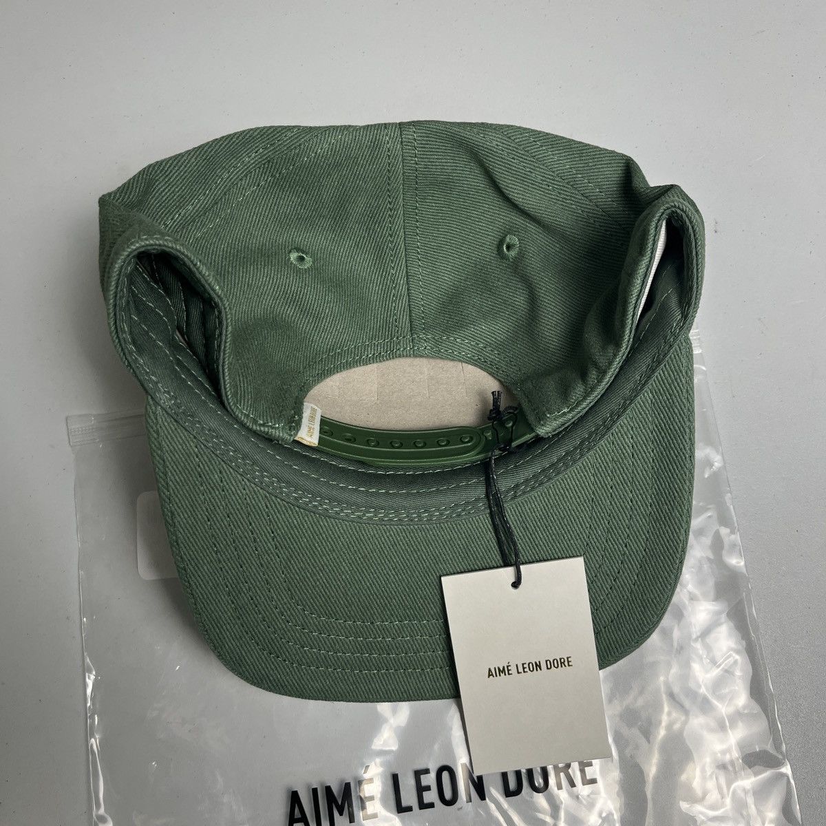 Aime Leon Dore Aime Leon Dore Collegiate Logo Hat Myrtle Green ALD Size ONE SIZE - 2 Thumbnail
