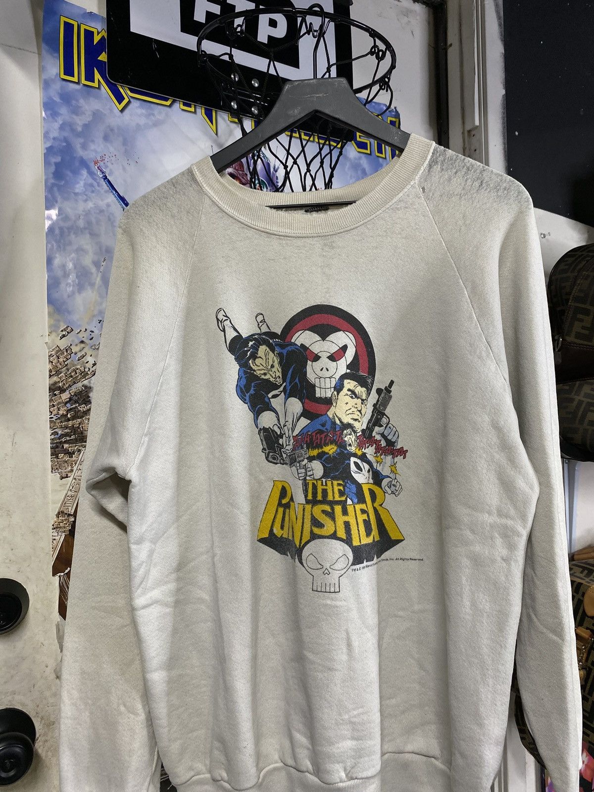 Vintage Vintage 80’s Punisher Marvel Comics T-Shirt Rare Adult Large Size US L / EU 52-54 / 3 - 5 Thumbnail
